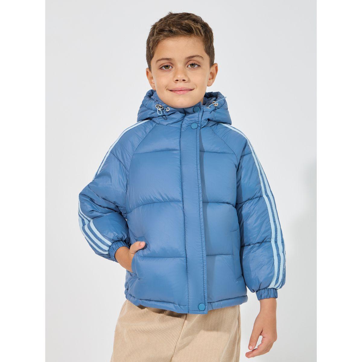 Styli Thermal Lined Slant Pocket Hooded Jacket-boys-clothing-jacketsandcoats-image-1