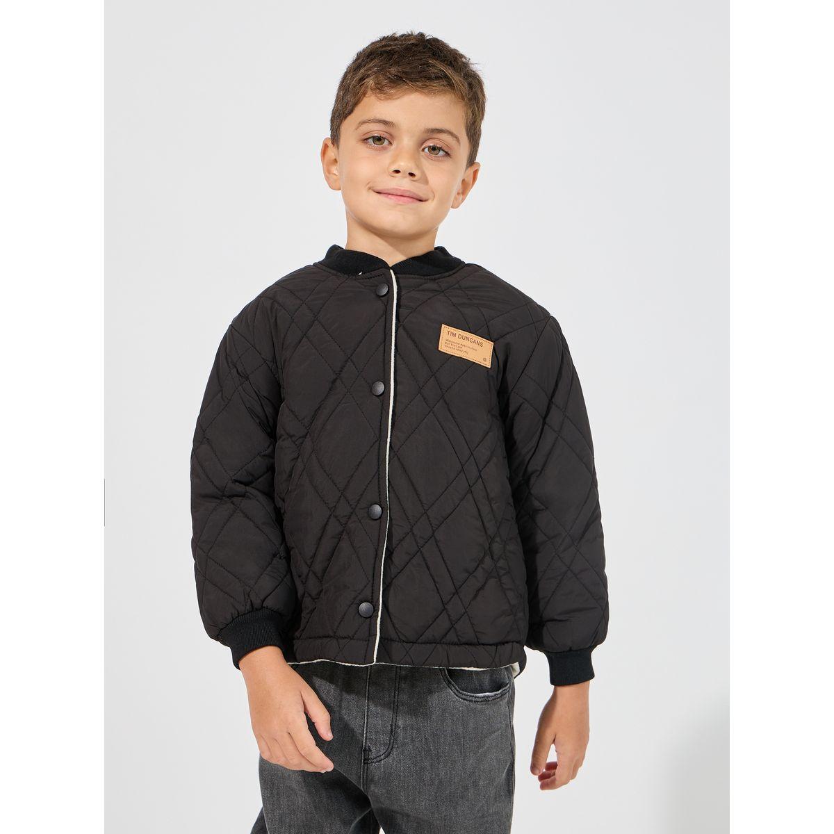 جاكيت بأزرار غلق كبس وتفاصيل بارزة الملمس-boys-clothing-jacketsandcoats-image-4