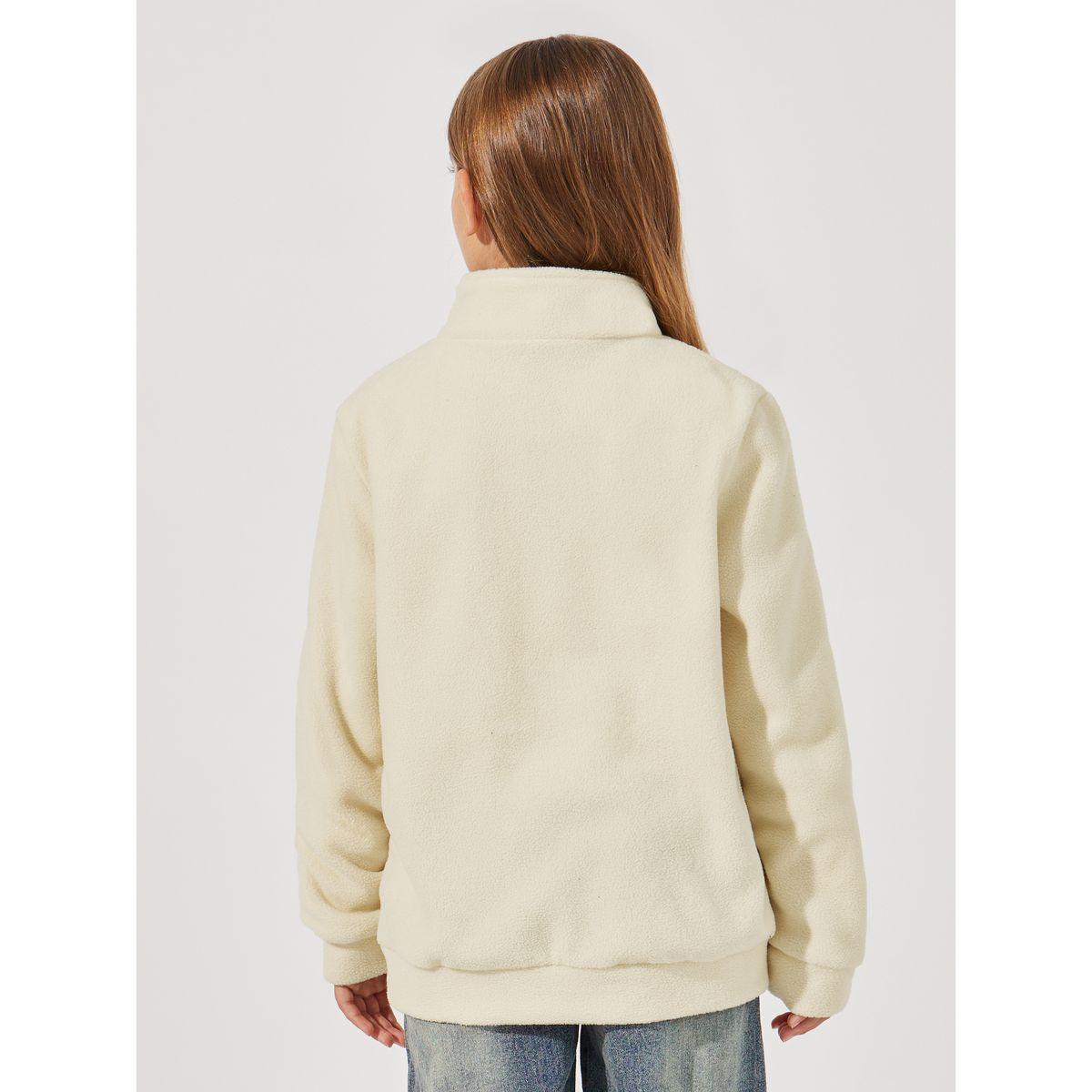 Styli Oversized Fleece Sweatshirt with Patch Detail-girls-clothing-winterwear-sweatshirts-image-4