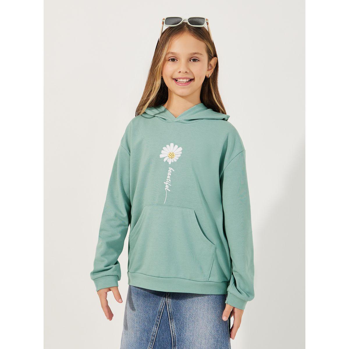 هودي بطبعة جرافيك مع جيب-girls-clothing-winterwear-sweatshirts-image-1