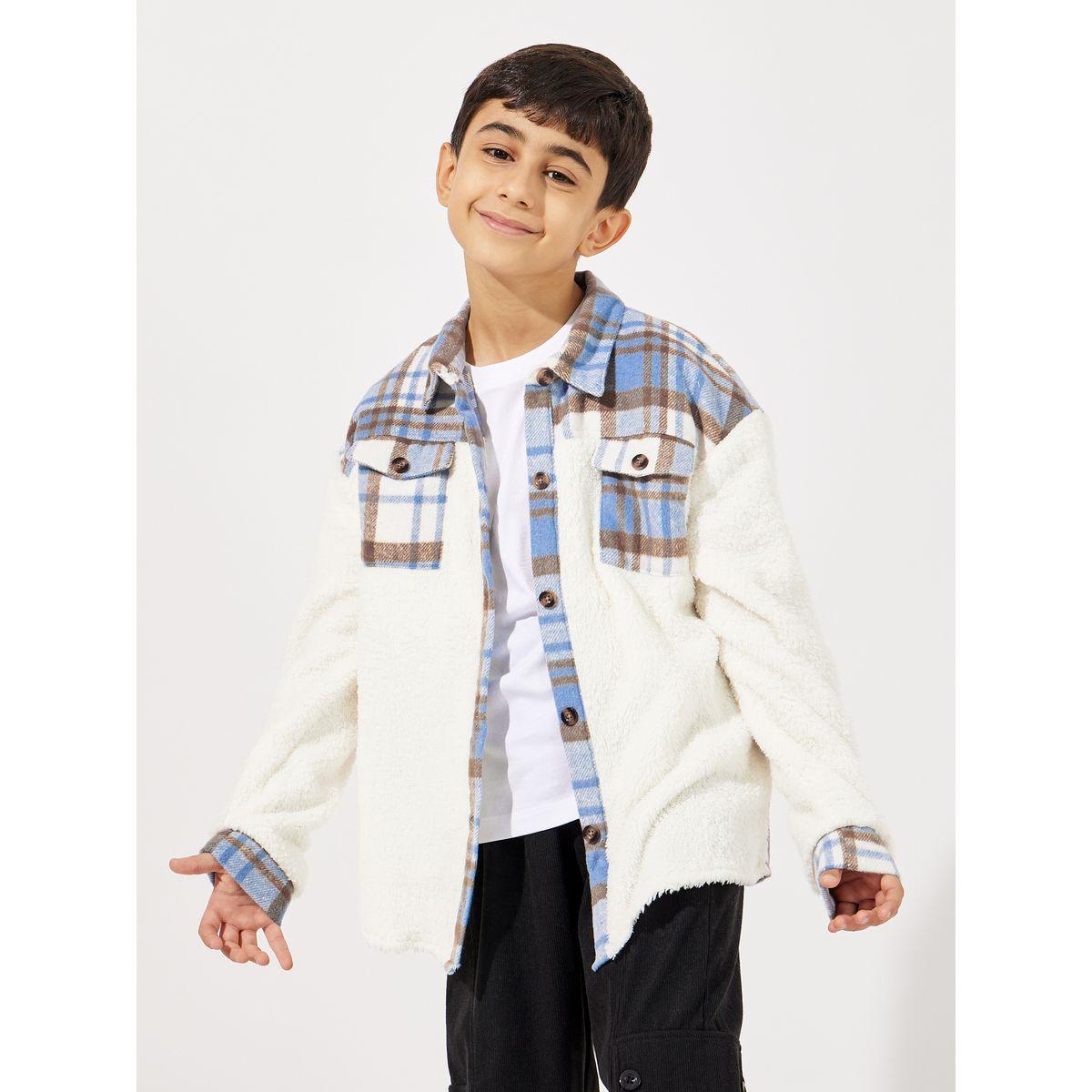 جاكيت بنمط كتل الالوان مع جيوب-boys-clothing-jacketsandcoats-image-1