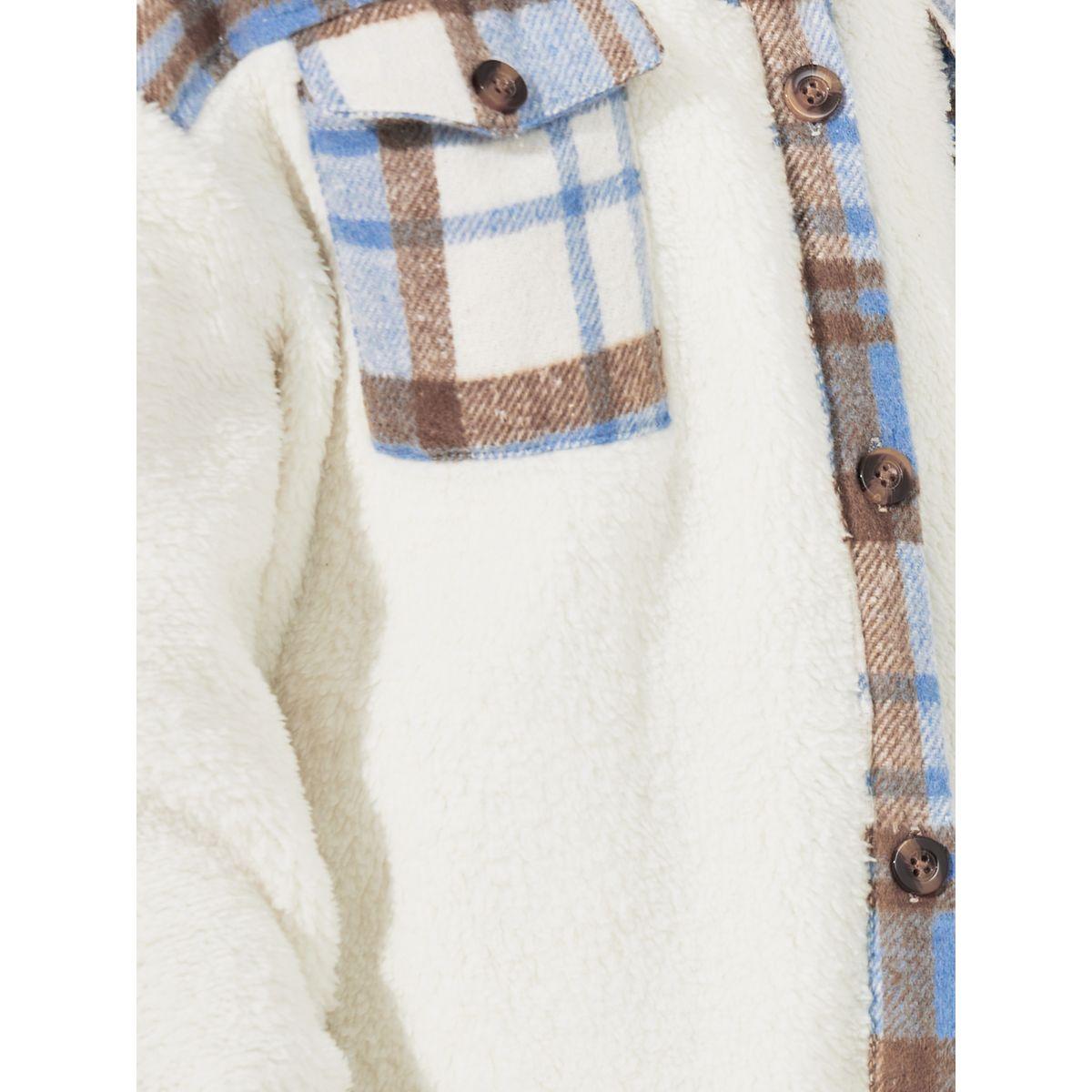 Styli Colorblock Brushed Checked Pocket Front  Jacket-boys-clothing-jacketsandcoats-image-4