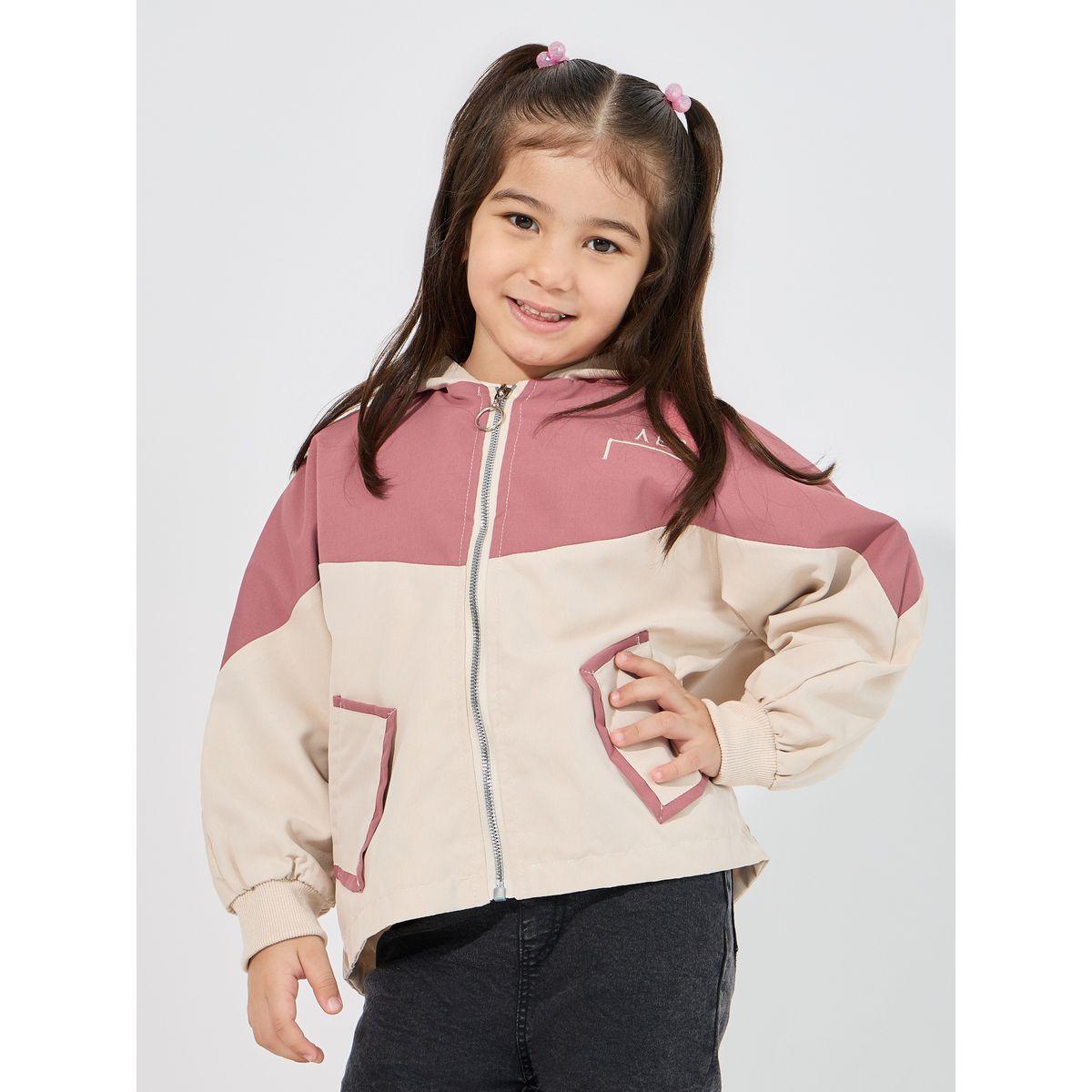 Styli Color Block Front Zip Jacket-girls-clothing-jacketsandcoats-image-1