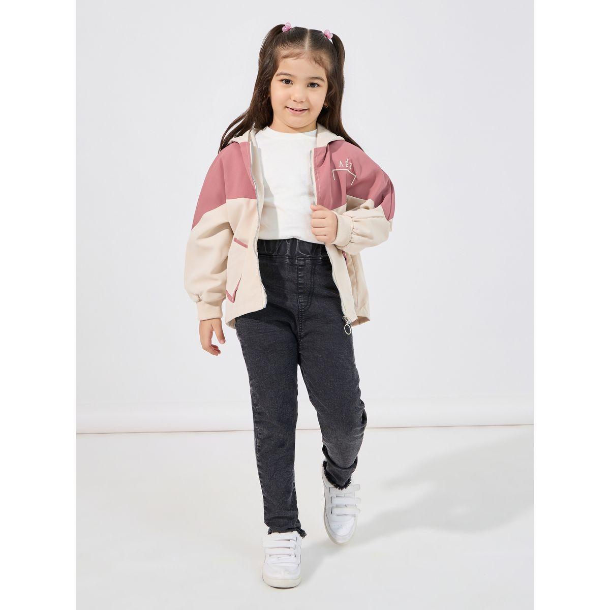 Styli Color Block Front Zip Jacket-girls-clothing-jacketsandcoats-image-2