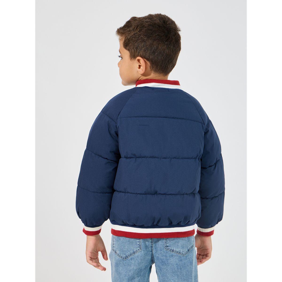 Styli Contrast Trim Side Pocket Quilted Jacket-boys-clothing-jacketsandcoats-image-4