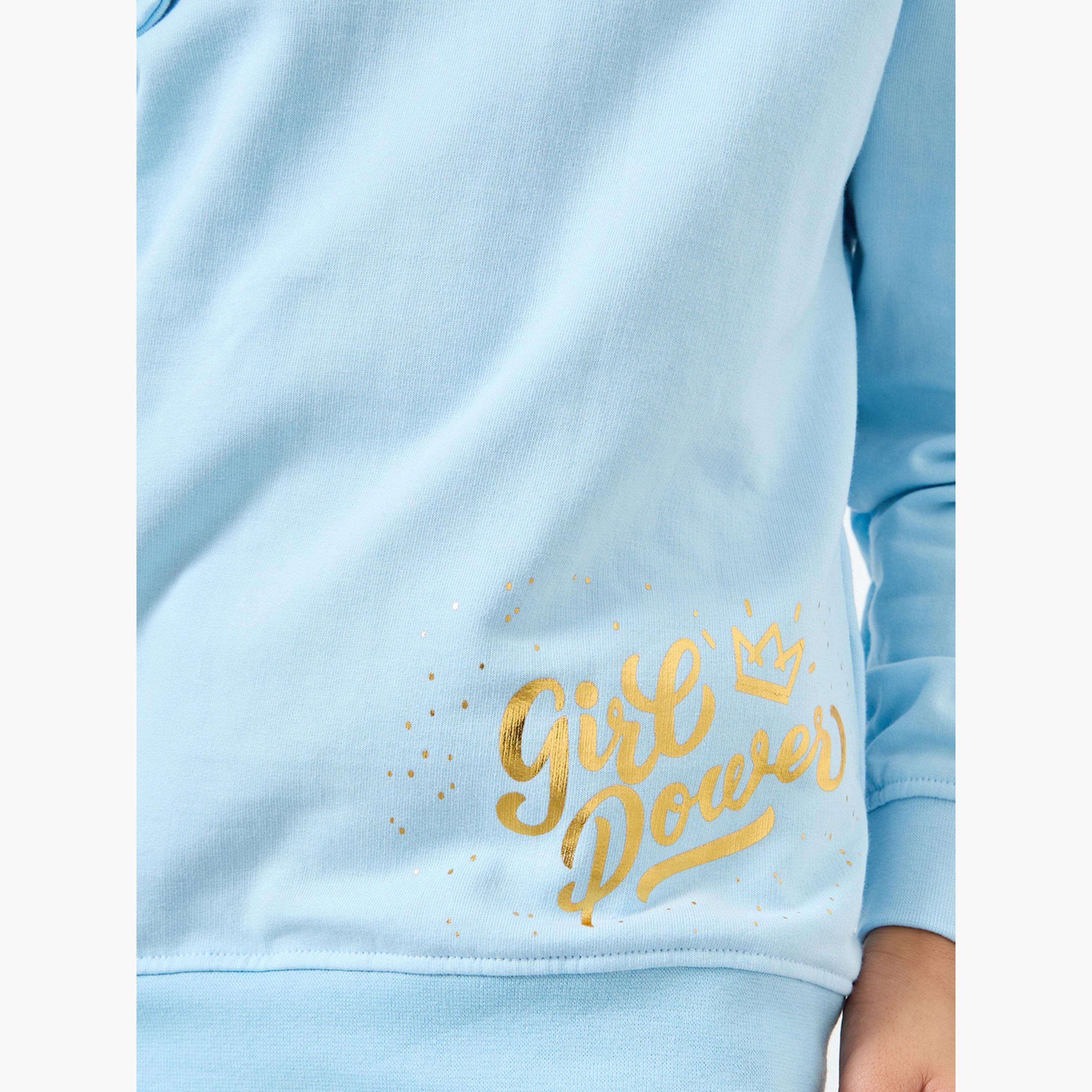 Styli Girls Bow Detail Printed Sweatshirt-girls-clothing-sweatshirts-image-4