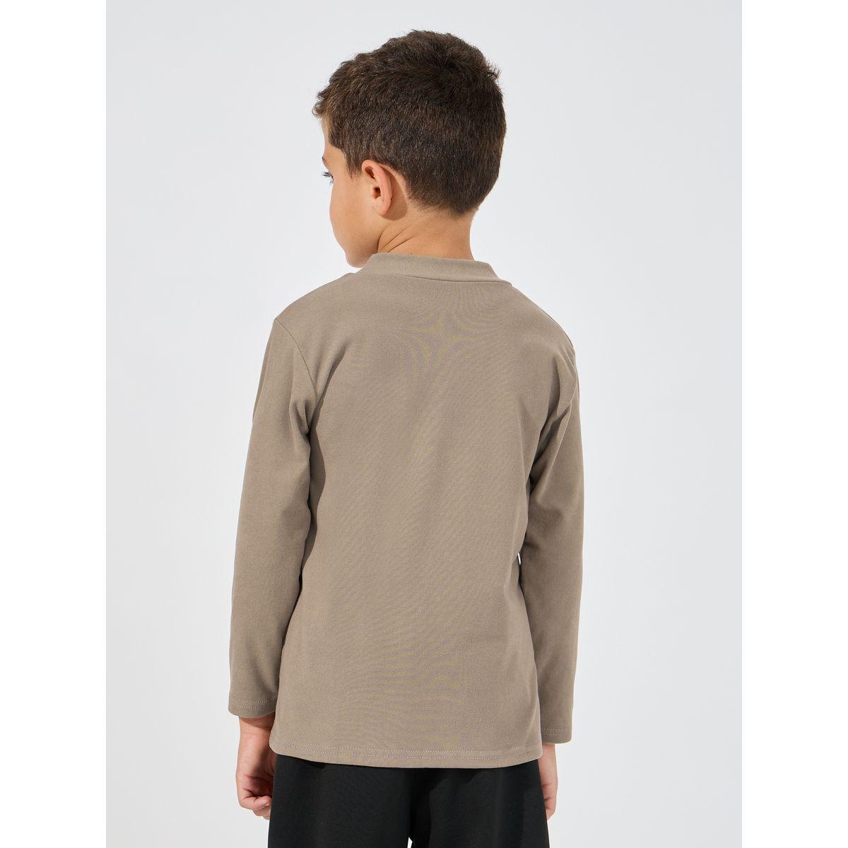 Styli Slogan Print Mock Neck T-Shirt-boys-clothing-tshirtsandpolos-image-4