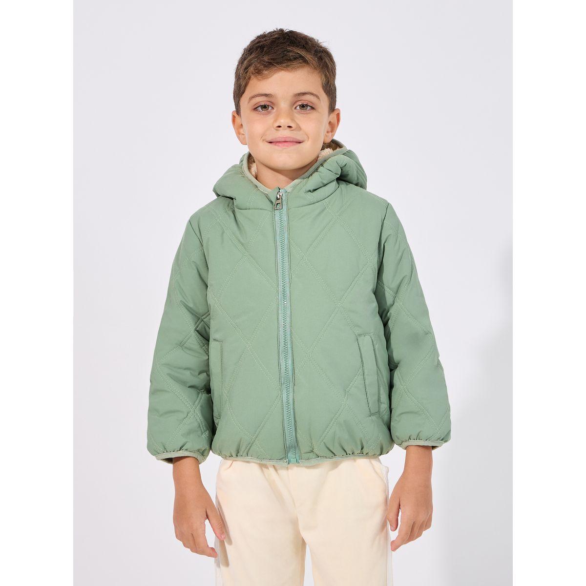 Styli Plush Lined Quilted Hooded Jacket-boys-clothing-jacketsandcoats-image-1