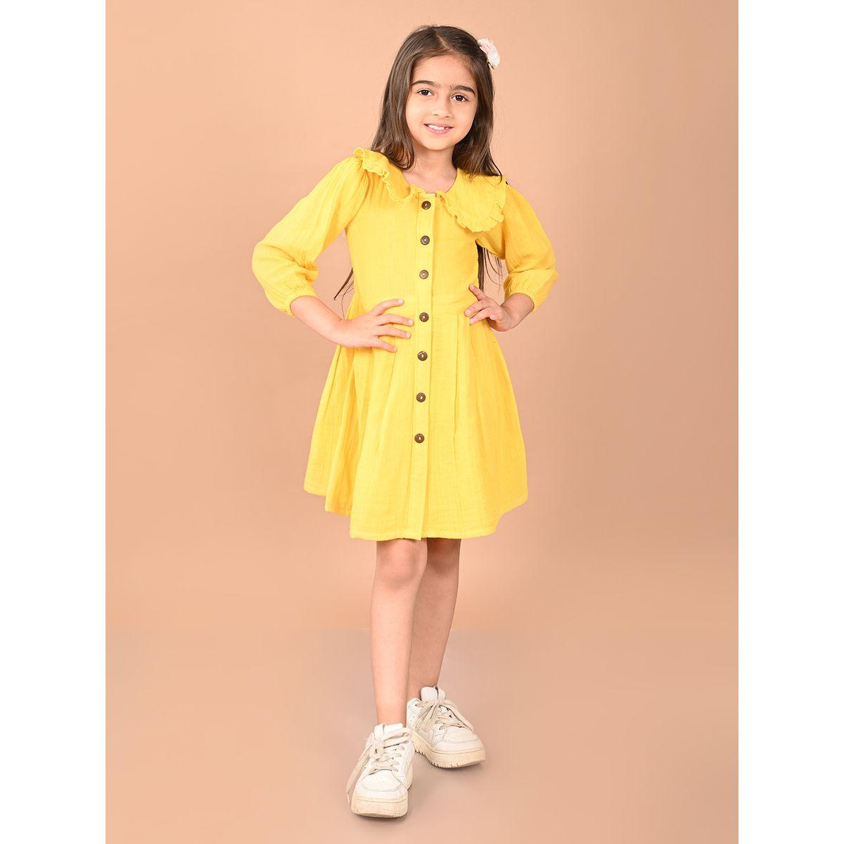 LilPicks X Styli  Fit & Flare Knee Length Dress-girls-clothing-dressesandjumpsuits-image-1