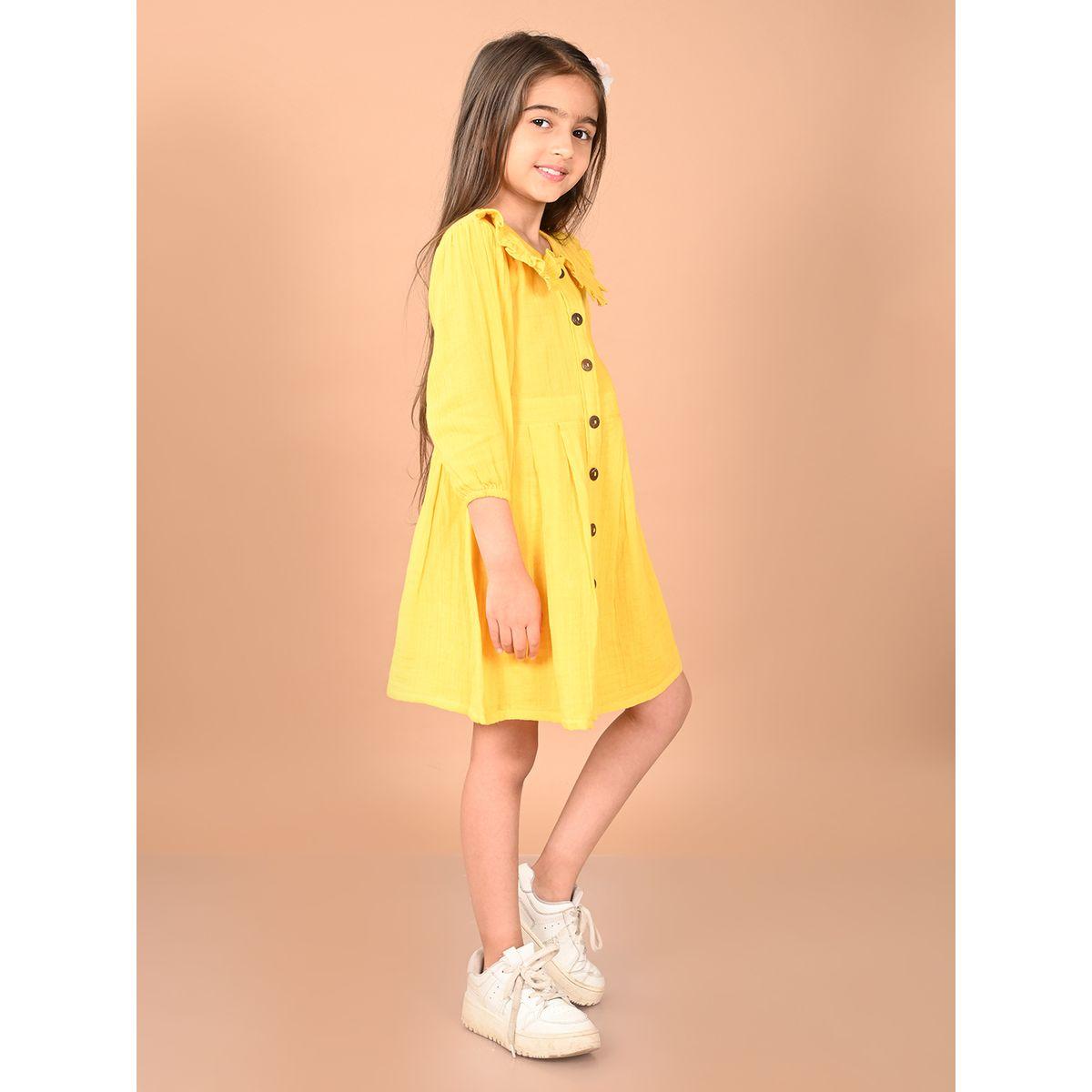 LilPicks X Styli  Fit & Flare Knee Length Dress-girls-clothing-dressesandjumpsuits-image-2