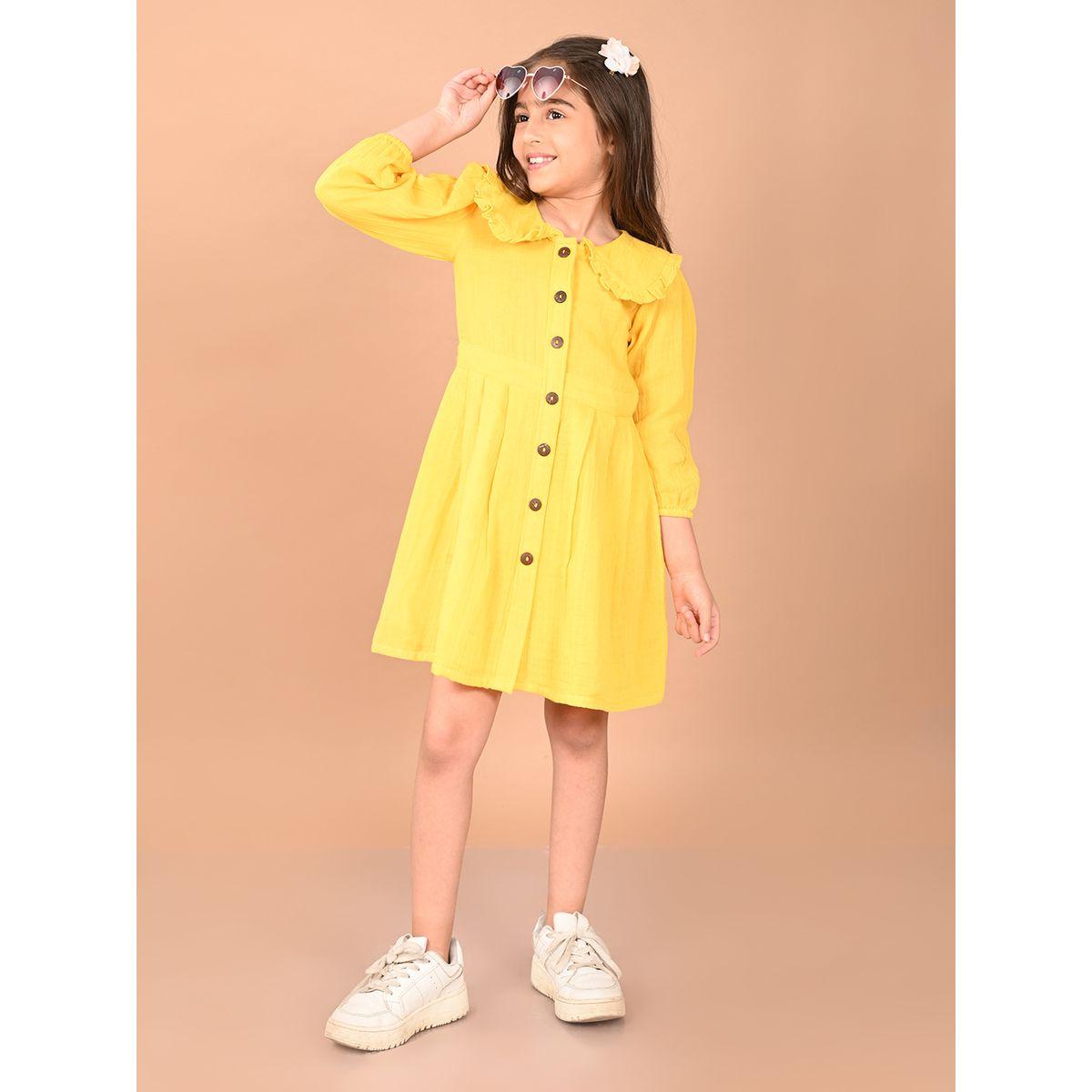 LilPicks X Styli  Fit & Flare Knee Length Dress-girls-clothing-dressesandjumpsuits-image-5