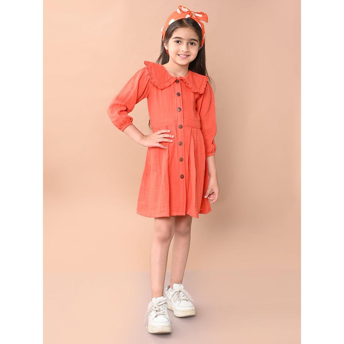 LilPicks X Styli  Fit & Flare Knee Length Dress-girls-clothing-dressesandjumpsuits-image-1
