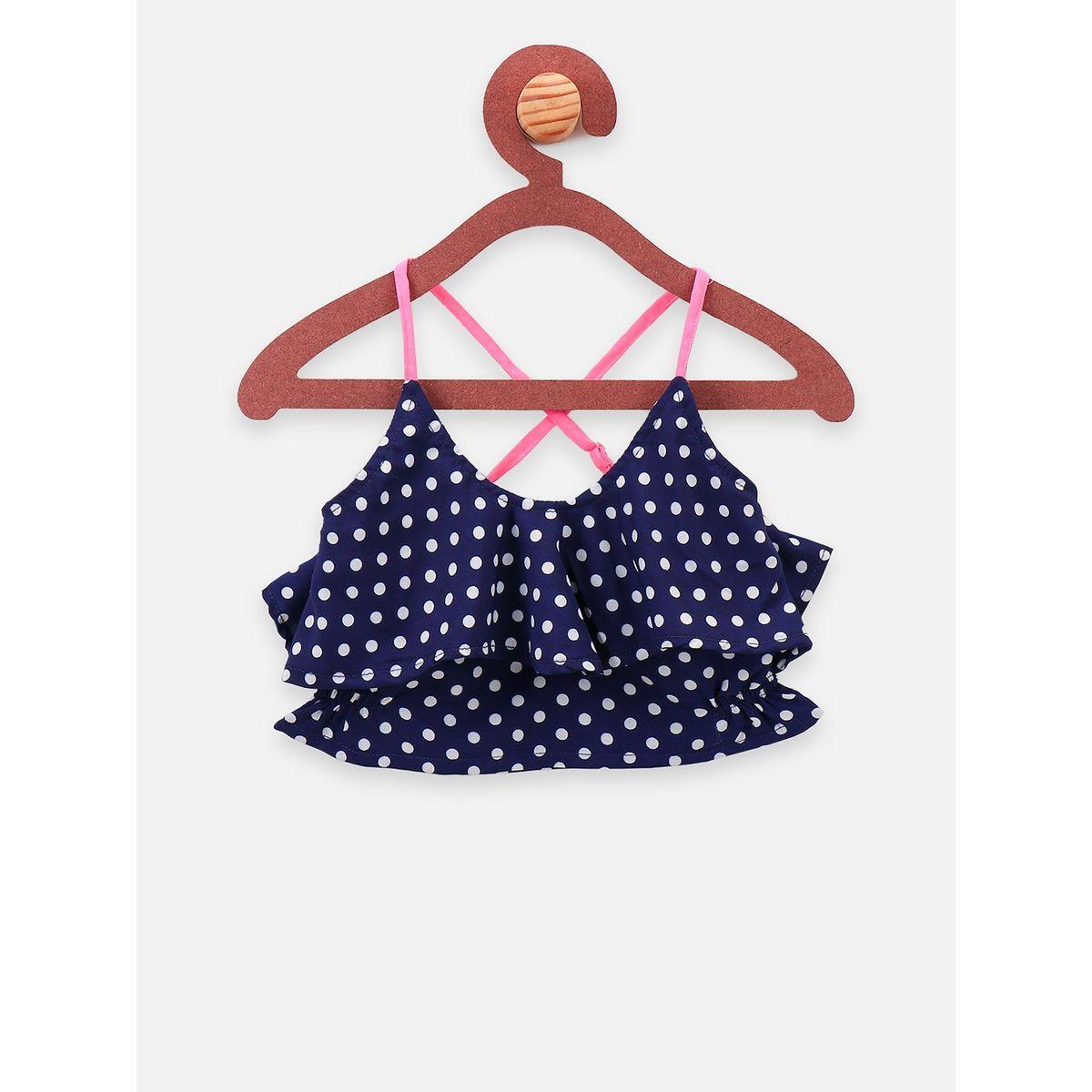 LilPicks X Styli  Blue Polka Dot Clothing Set-girls-clothing-setsandcoords-image-6