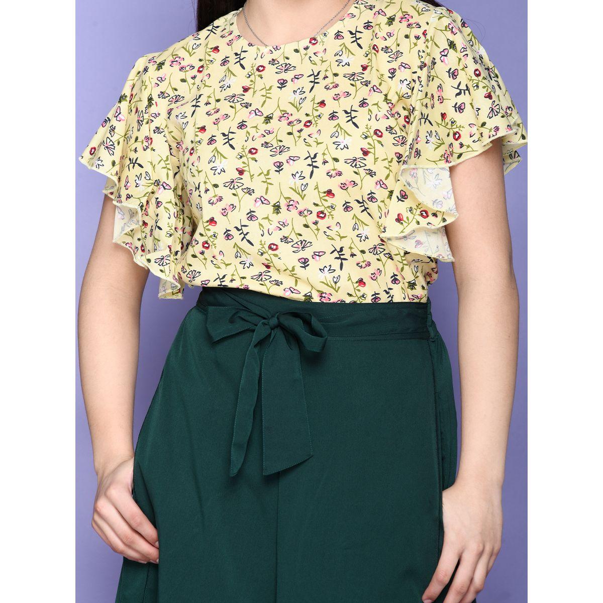 مجموعة من تنورة طويلة وبلوزة بطبعة زهور ليل بيكس × ستايلي-girls-clothing-setsandcoords-image-9