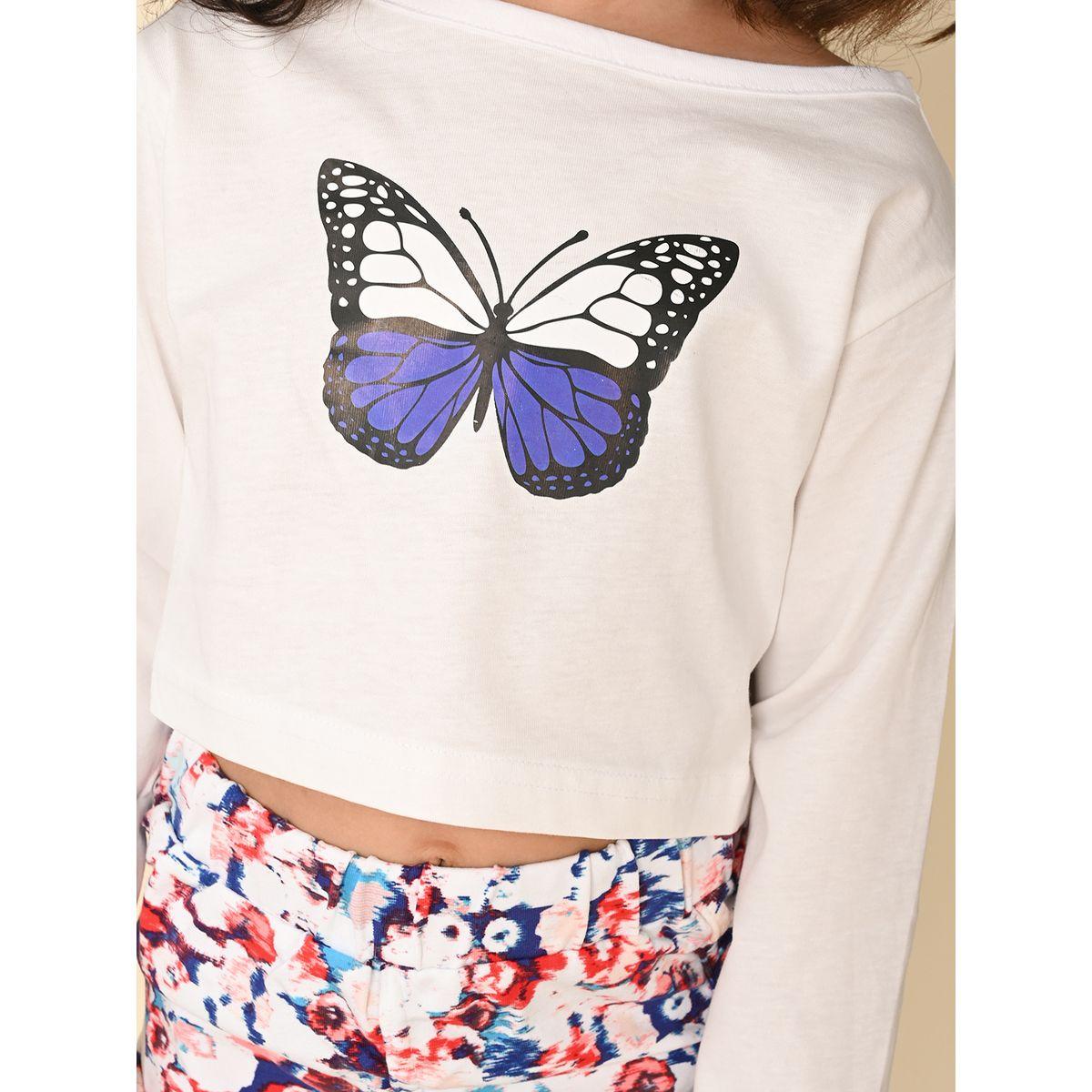 LilPicks X Styli  Graphic Print T-Shirt & Skirt Co-Ords Set-girls-clothing-setsandcoords-image-5