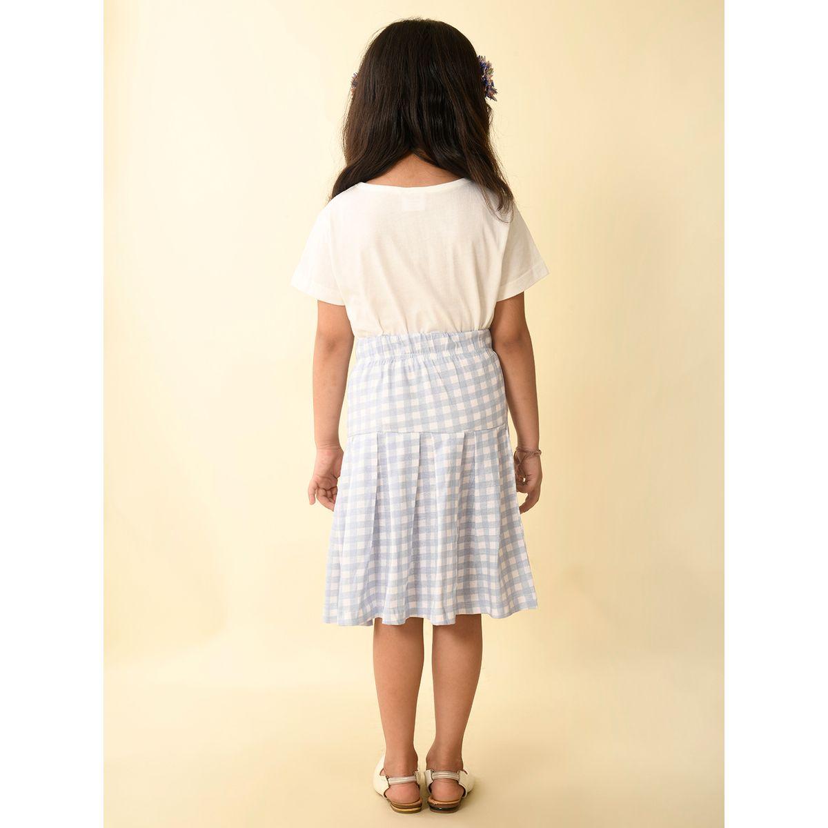 LilPicks X Styli  Graphic Print T-Shirt & Skirt Co-Ords Set-girls-clothing-setsandcoords-image-6