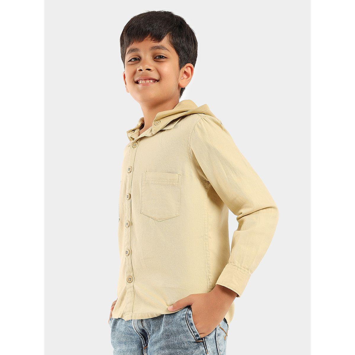 LilPicks X Styli  Hooded Pocket Front Shirt-boys-clothing-shirts-image-4