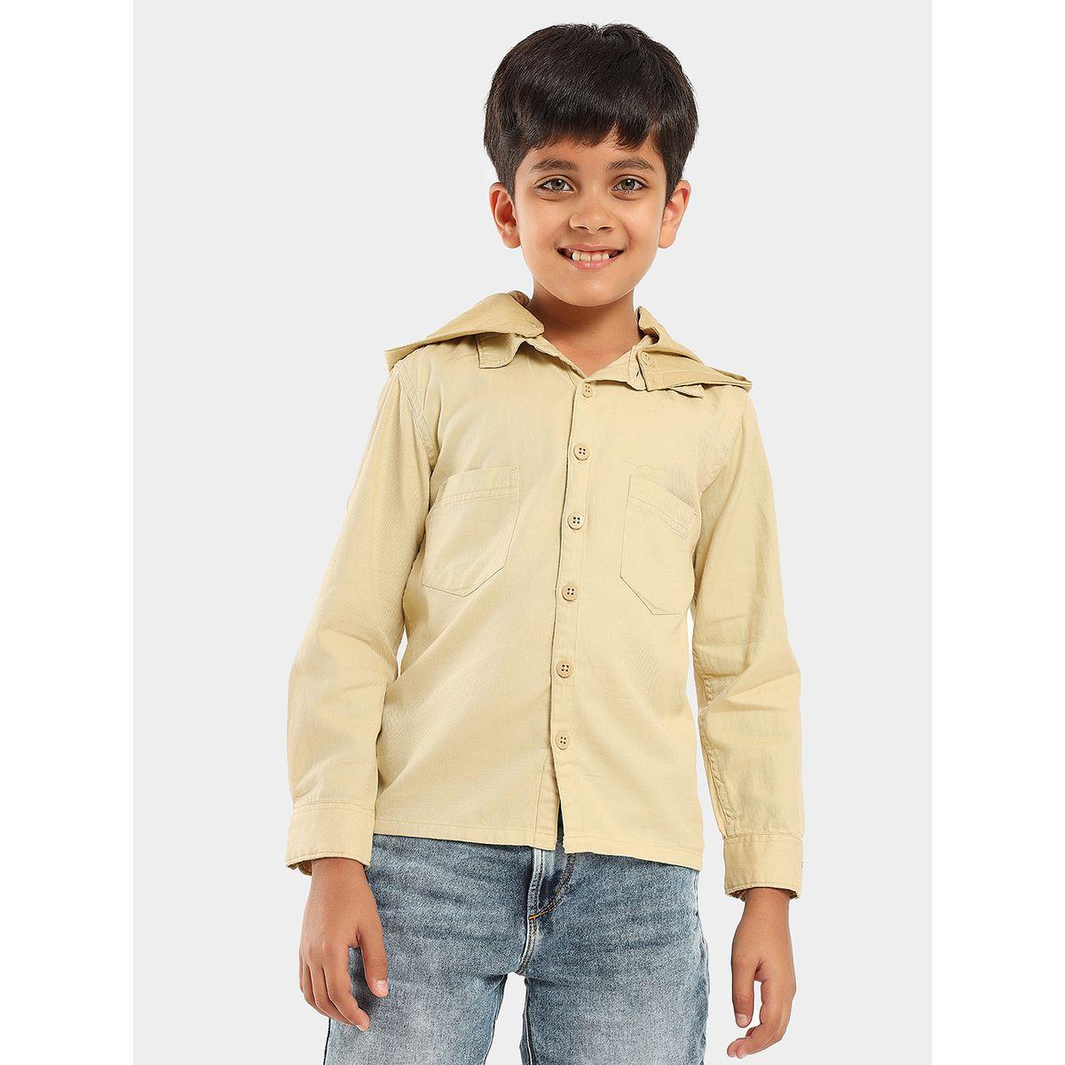 LilPicks X Styli  Hooded Pocket Front Shirt-boys-clothing-shirts-image-5