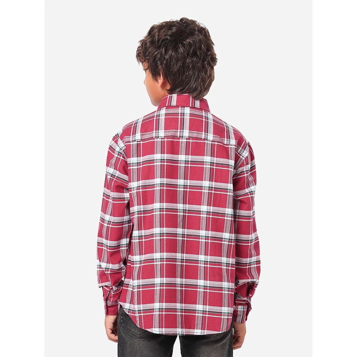 LilPicks X Styli  Checked Shirt with Long Sleeves-boys-clothing-shirts-image-4