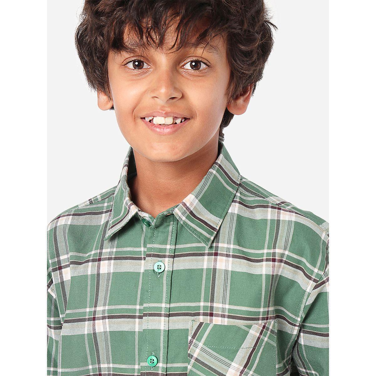 LilPicks X Styli  Checked Shirt with Long Sleeves-boys-clothing-shirts-image-5