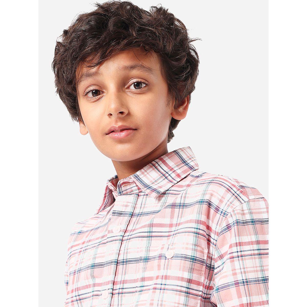 LilPicks X Styli  Checked Shirt with Long Sleeves-boys-clothing-shirts-image-5