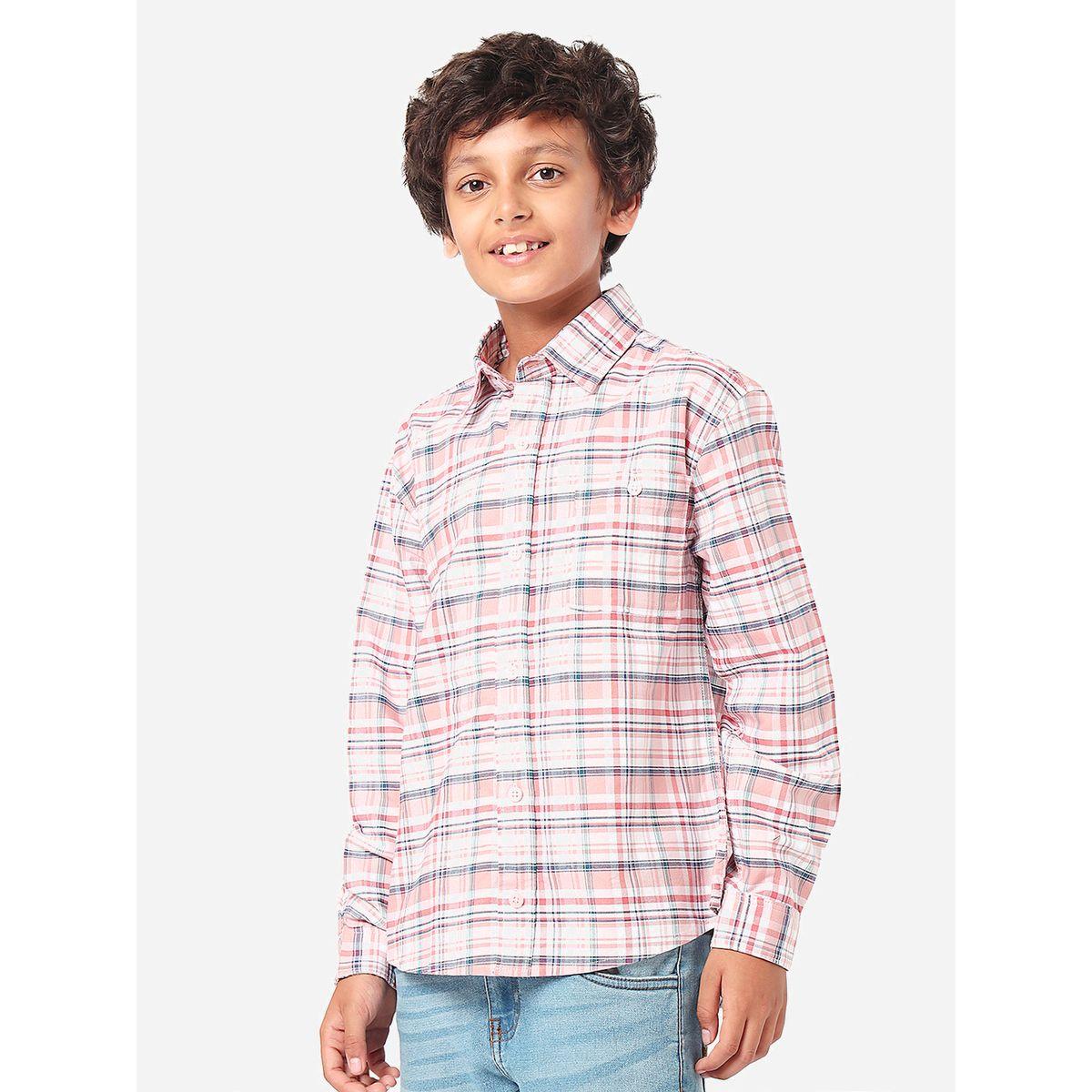 LilPicks X Styli  Checked Shirt with Long Sleeves-boys-clothing-shirts-image-6