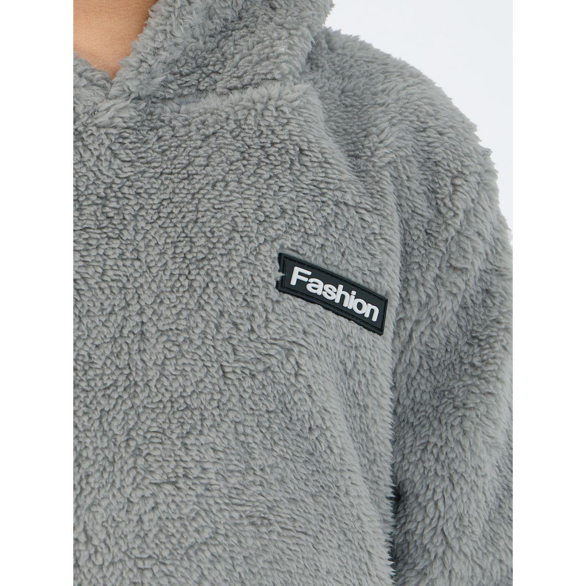 Styli Patch Detail Fax Fuzzy Hoodie-boys-clothing-winterwear-sweatshirts-image-3
