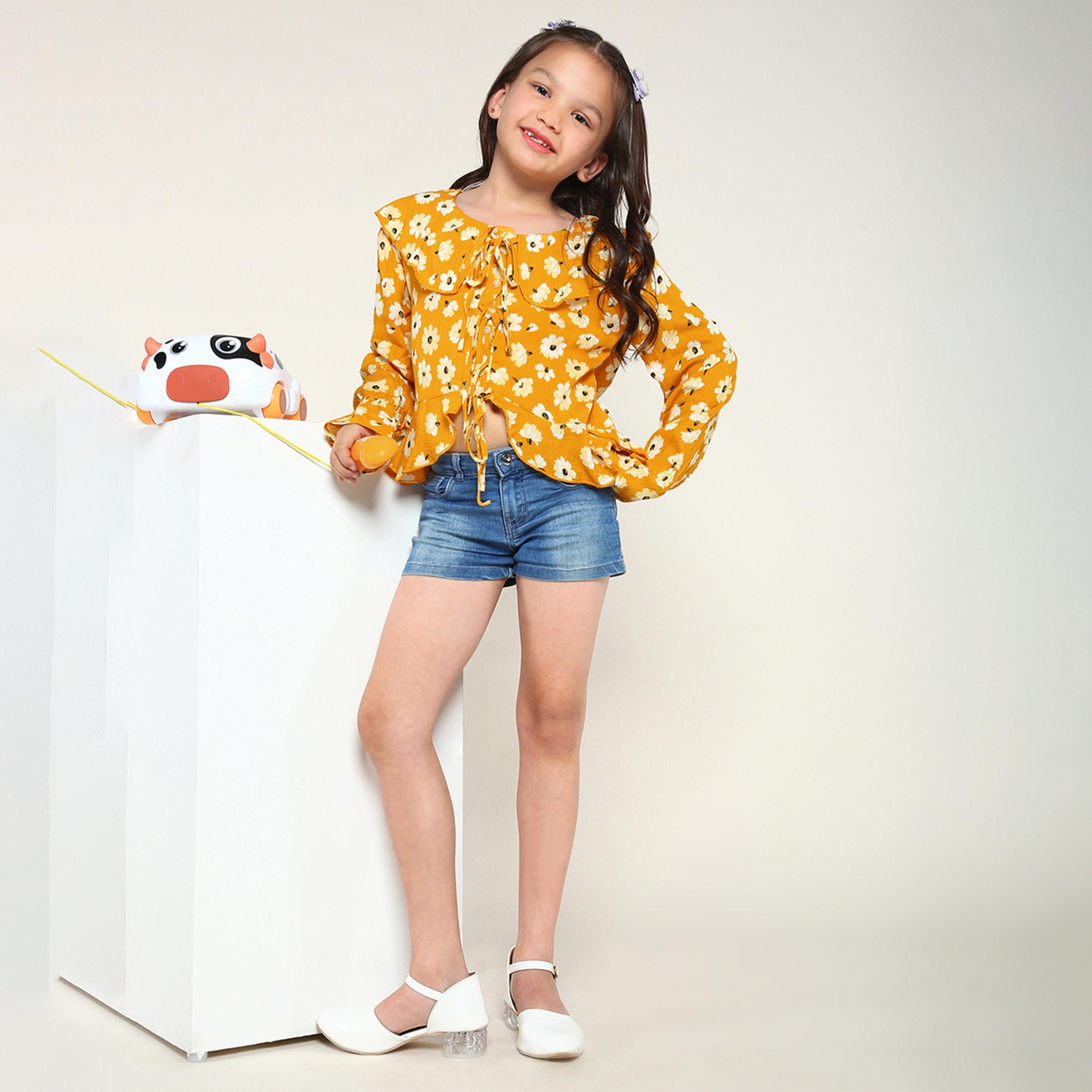 LilPicks X Styli Floral Printed Top For Girls-girls-clothing-blousesandshirts-image-10