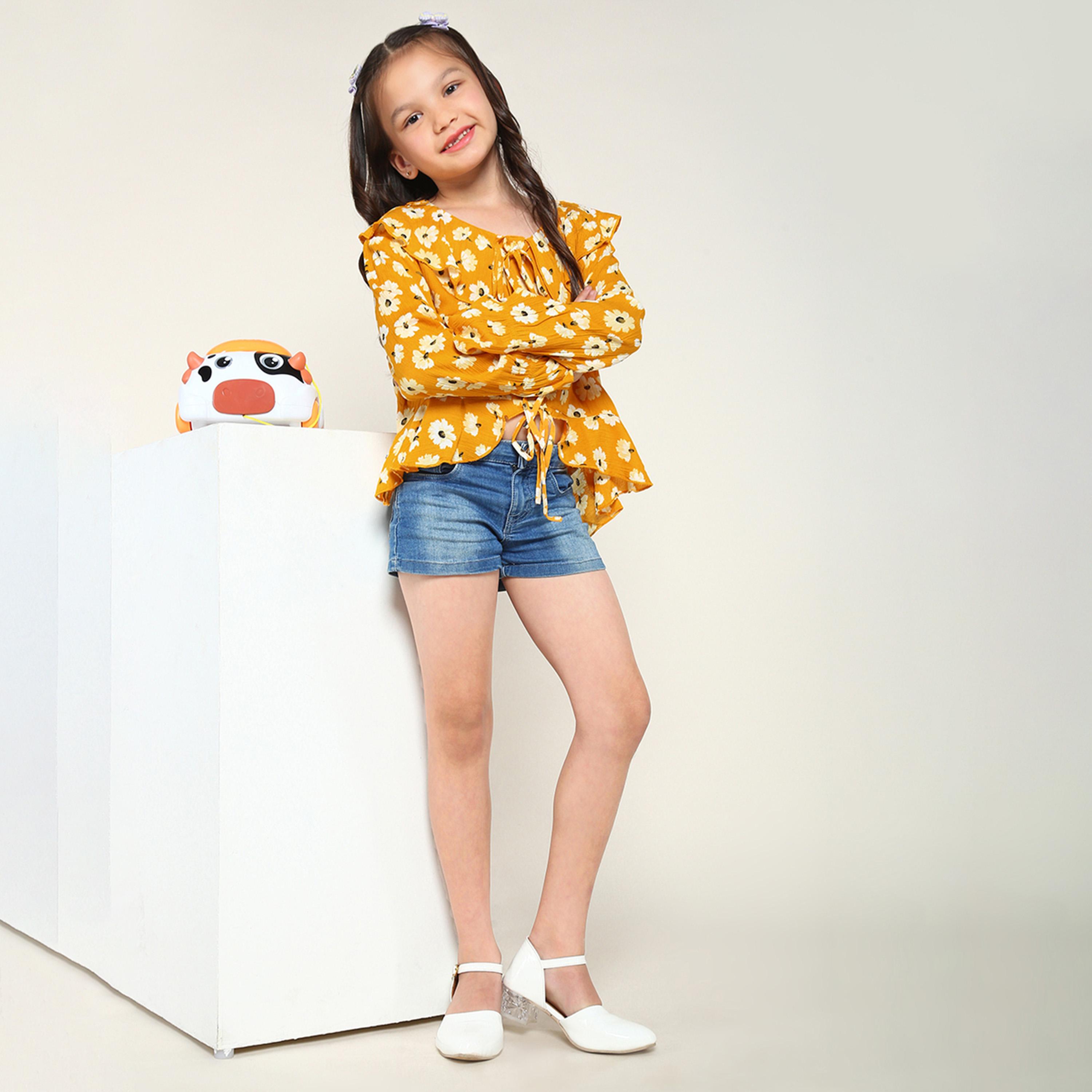 LilPicks X Styli Floral Printed Top For Girls-girls-clothing-blousesandshirts-image-5
