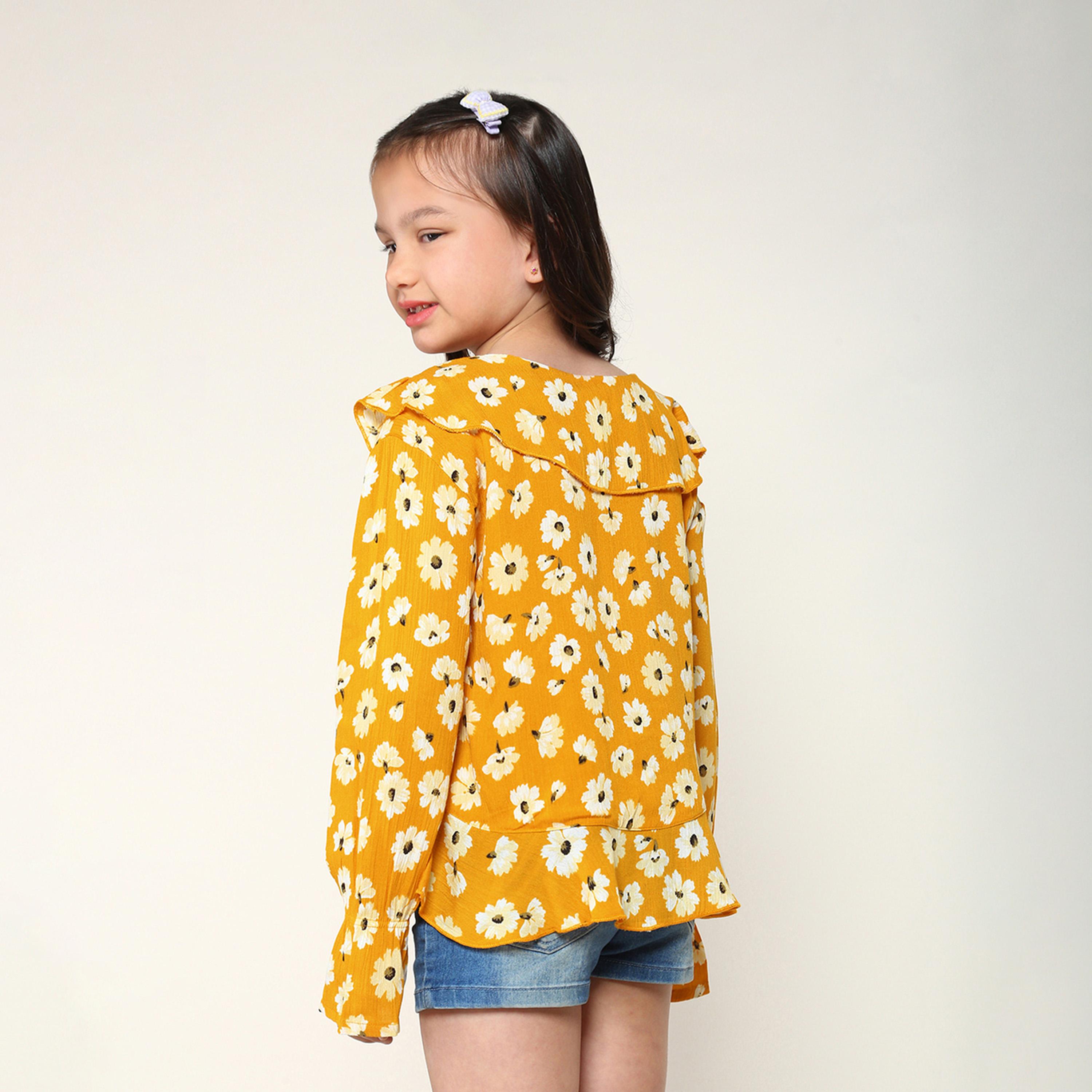 LilPicks X Styli Floral Printed Top For Girls-girls-clothing-blousesandshirts-image-6