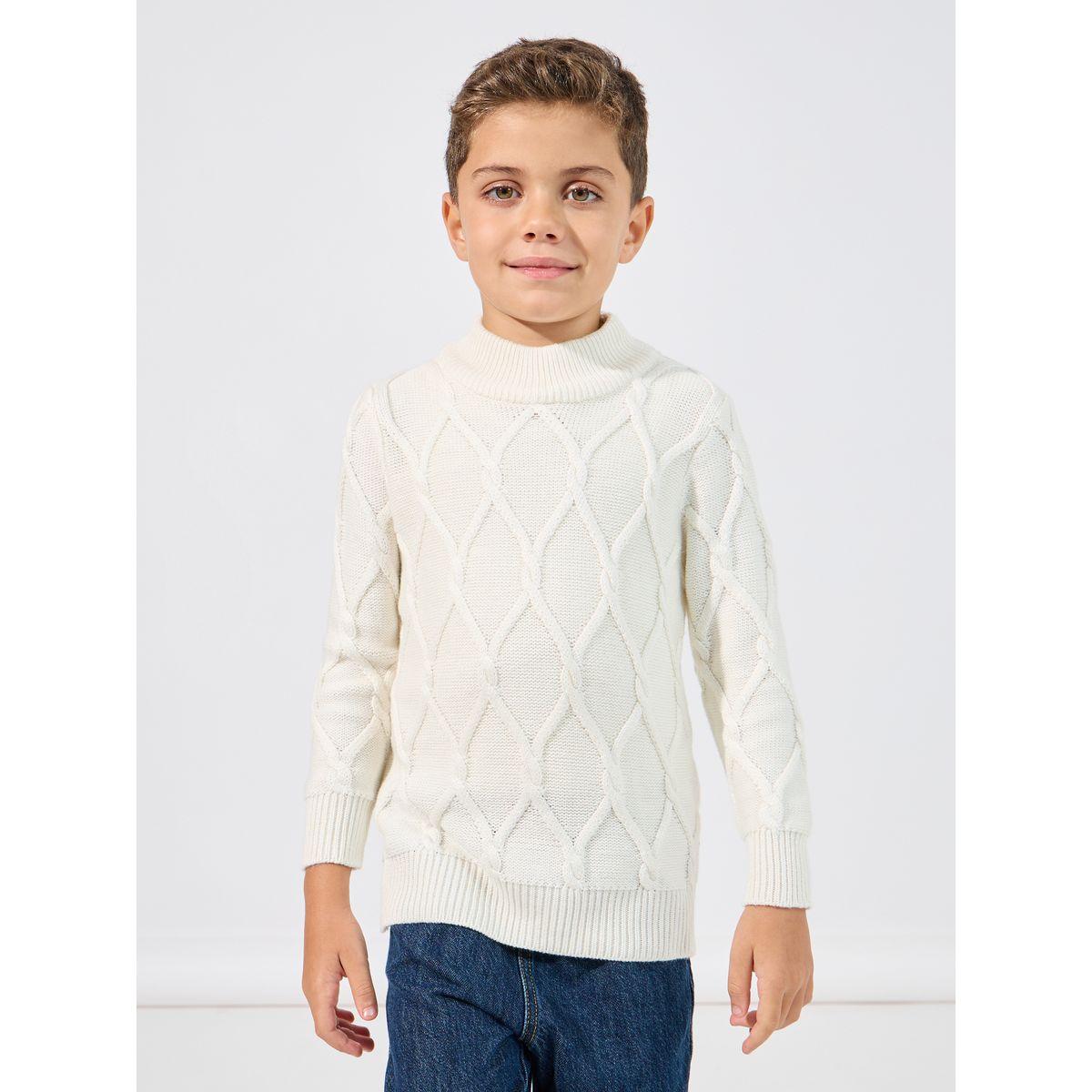 سويتر بتفاصيل محبوكة بنمط االماس-boys-clothing-jumpersandcardigans-image-4