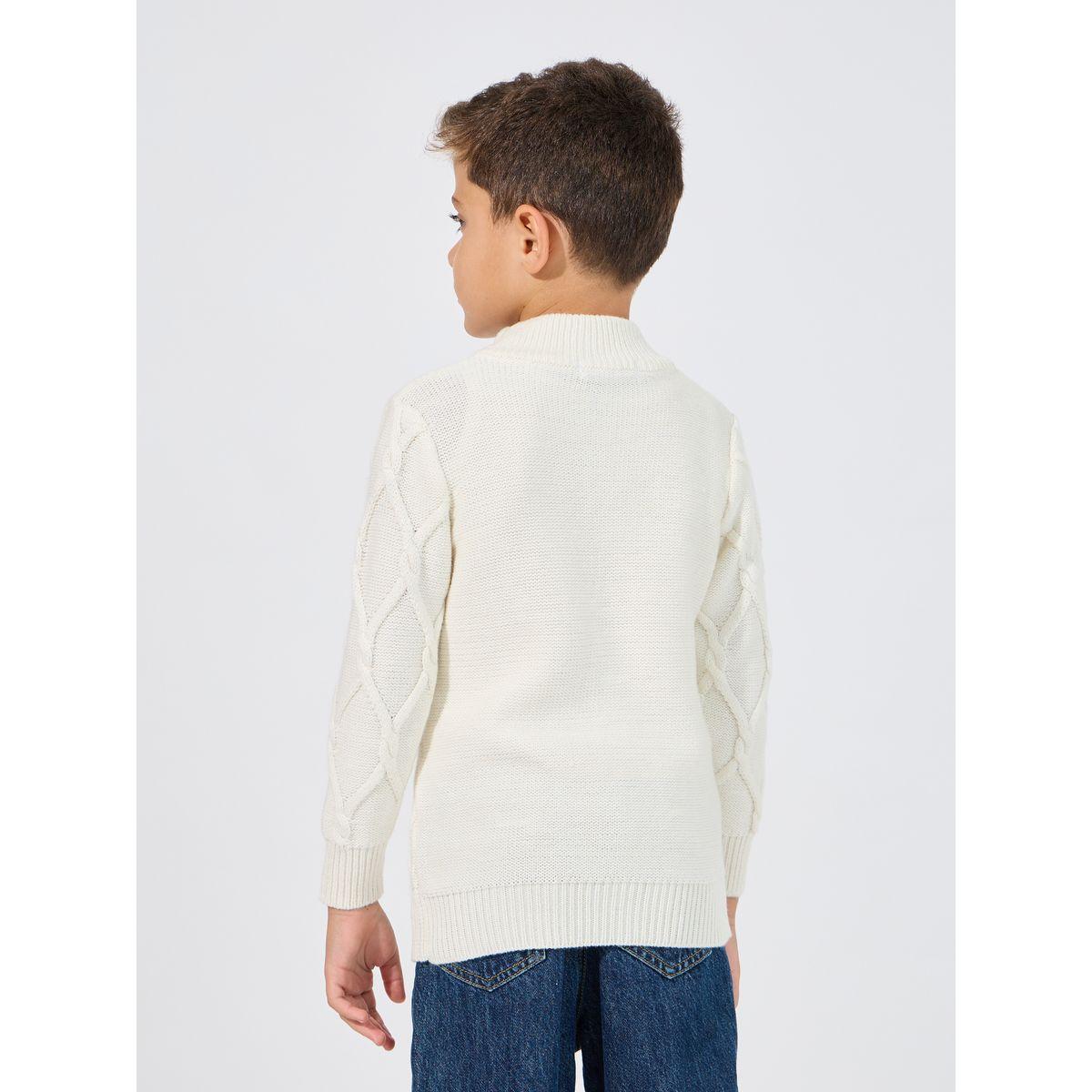 Styli Diamond Pattern Knitted Sweater-boys-clothing-jumpersandcardigans-image-4