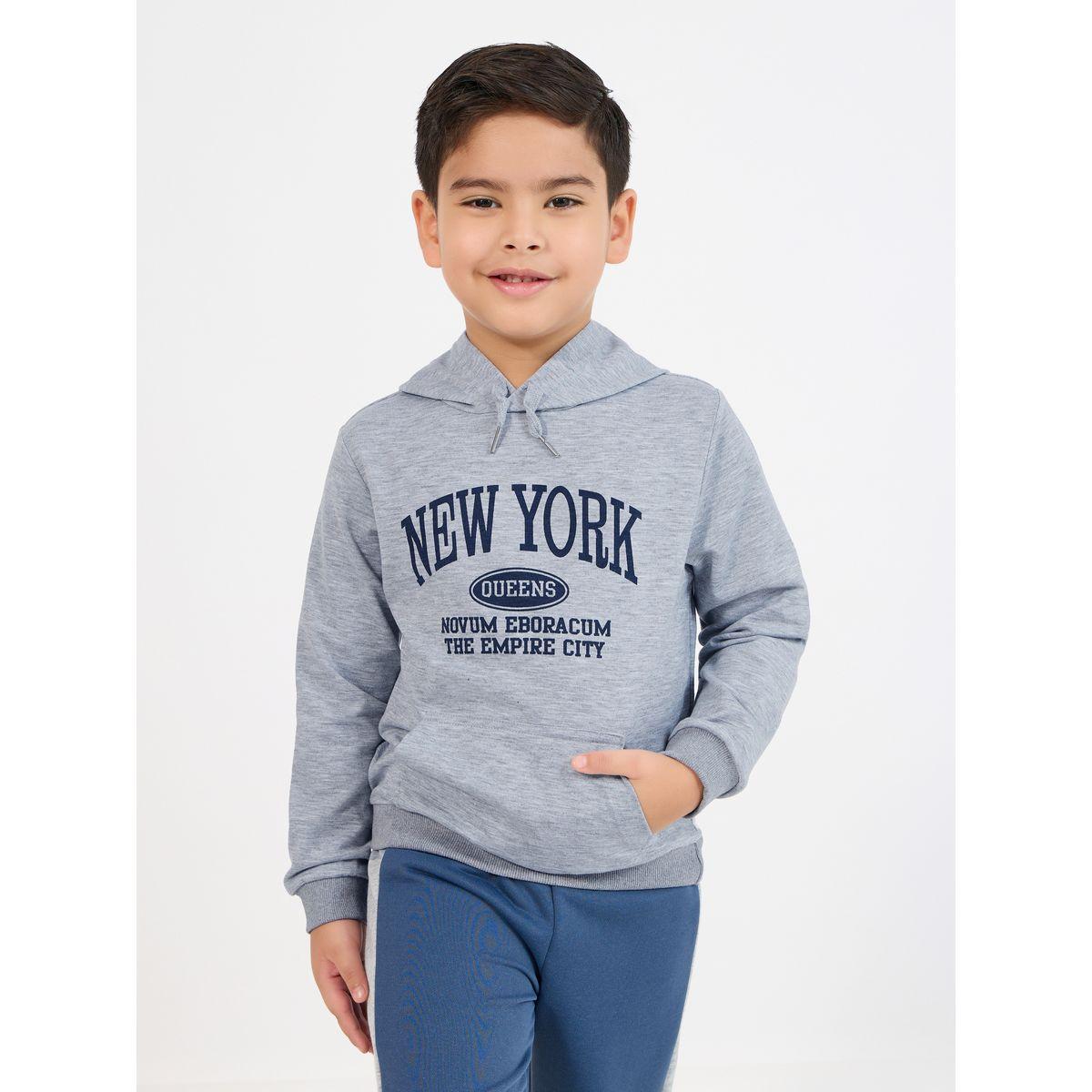 Styli Printed Pocket Front Light Weight Hoodie-boys-clothing-sweatshirts-image-1