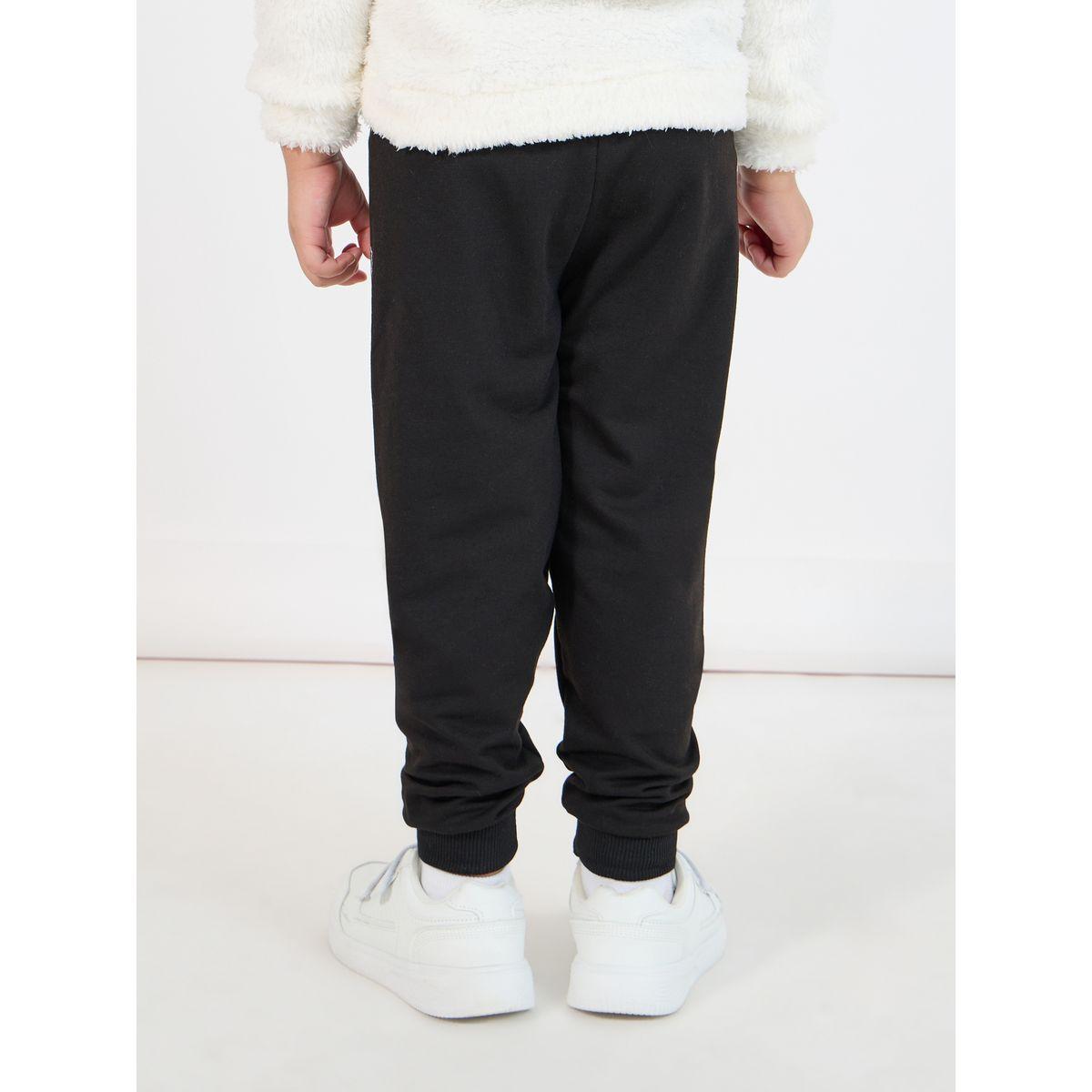 جوغر مطبع بكتابة مع حواف بأساور-boys-clothing-bottoms-joggersandtrackpants-image-3
