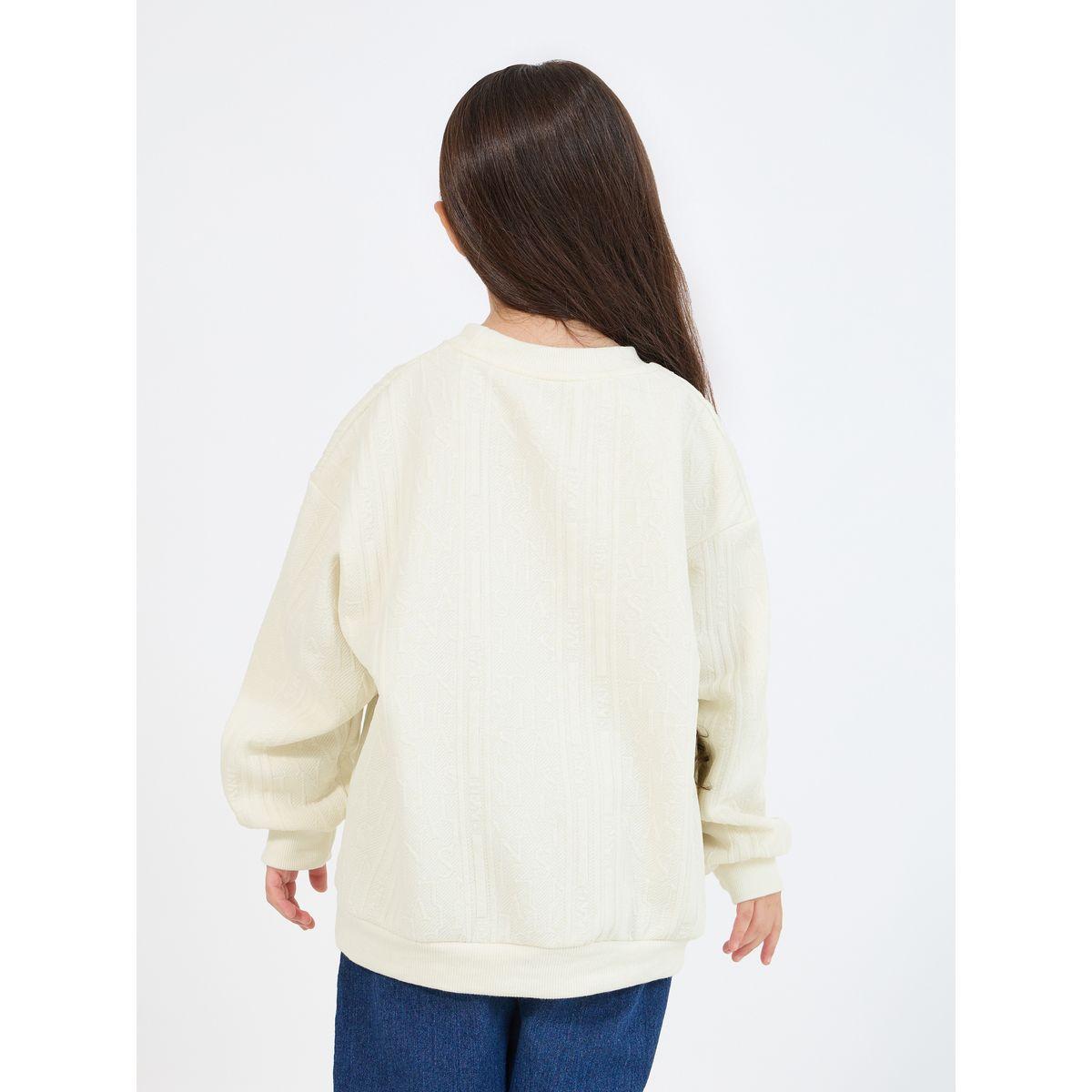 Styli Embossed Patch Detail Oversized Sweatshirt-girls-clothing-winterwear-sweatshirts-image-4