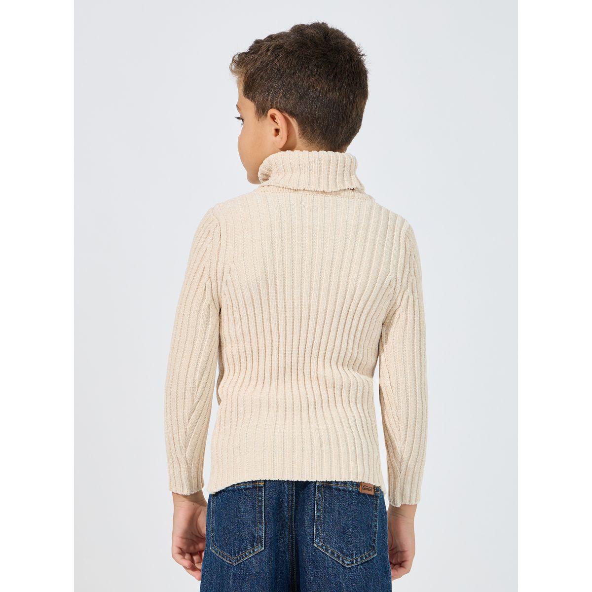 Styli Chenille Knitted Turtle Neck Sweater-boys-clothing-jumpersandcardigans-image-4