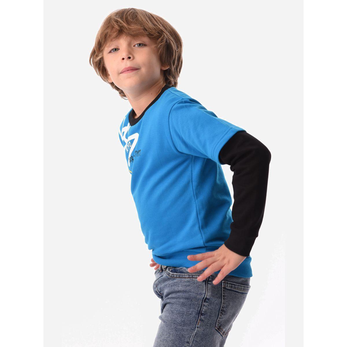 سويت شيرت مطبع بطبعة جرافيك أورباسي × ستايلي-boys-clothing-winterwear-sweatshirts-image-2
