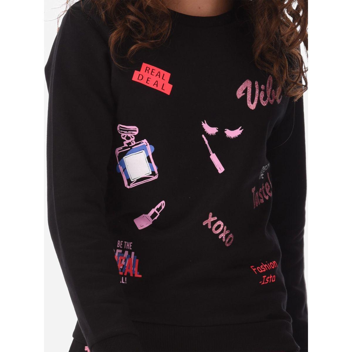 سويت شيرت مطبع بطبعة جرافيك أورباسي × ستايلي-girls-clothing-winterwear-sweatshirts-image-2