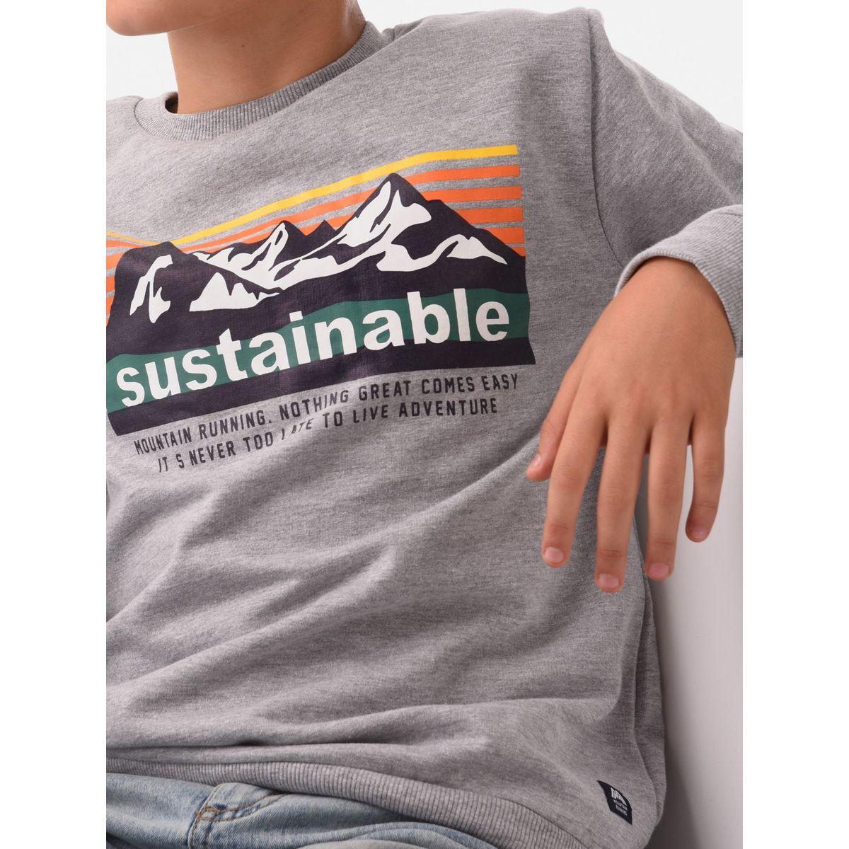 Urbasy X Styli  Front Graphic Print Round Neck Sweatshirt-boys-clothing-sweatshirts-image-2