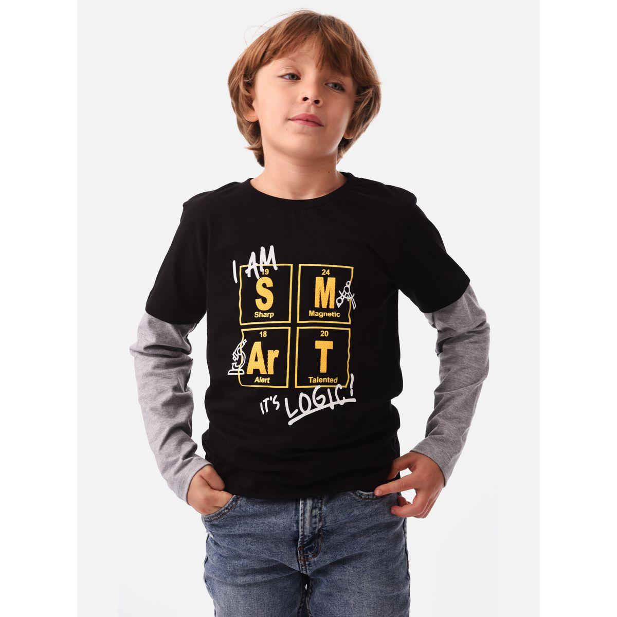 Urbasy X Styli  Twofer Style Graphic Print T-Shirt-boys-clothing-tshirtsandpolos-image-1