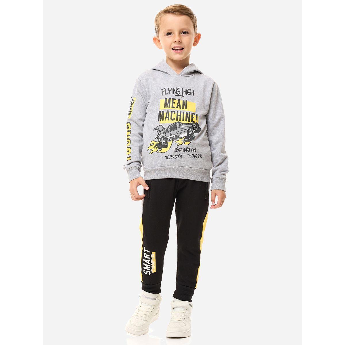 مجموعة من جوغر مع هودي بطبعة جرافيك أورباسي × ستايلي-boys-clothing-setsandcoords-image-2