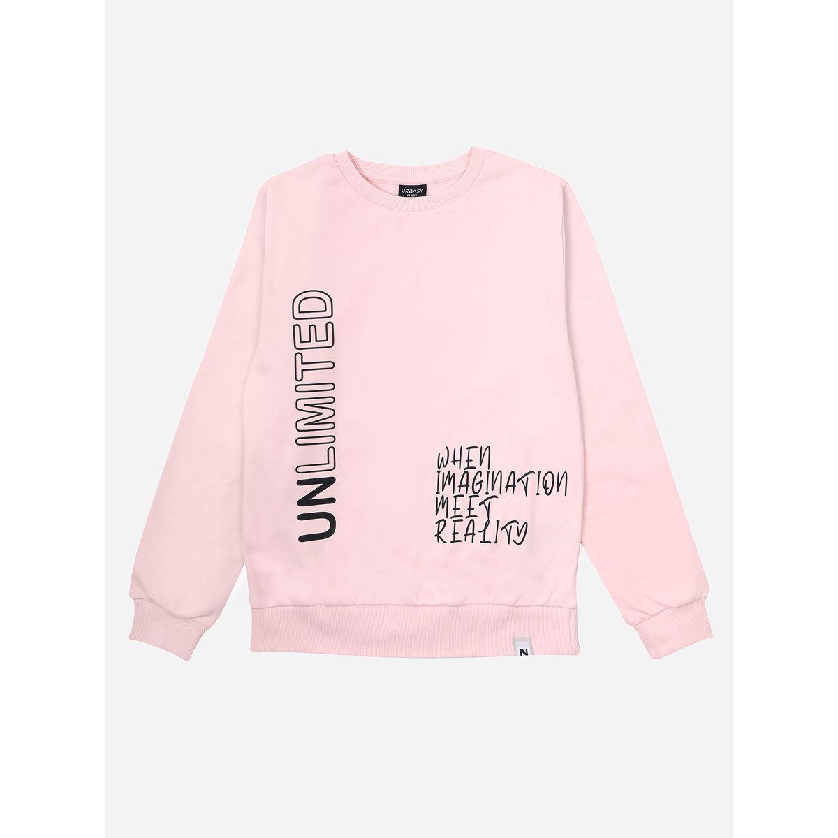 مجموعة من جوغر مع سويت شيرت مطبع بكتابة أورباسي × ستايلي-girls-clothing-setsandcoords-image-2