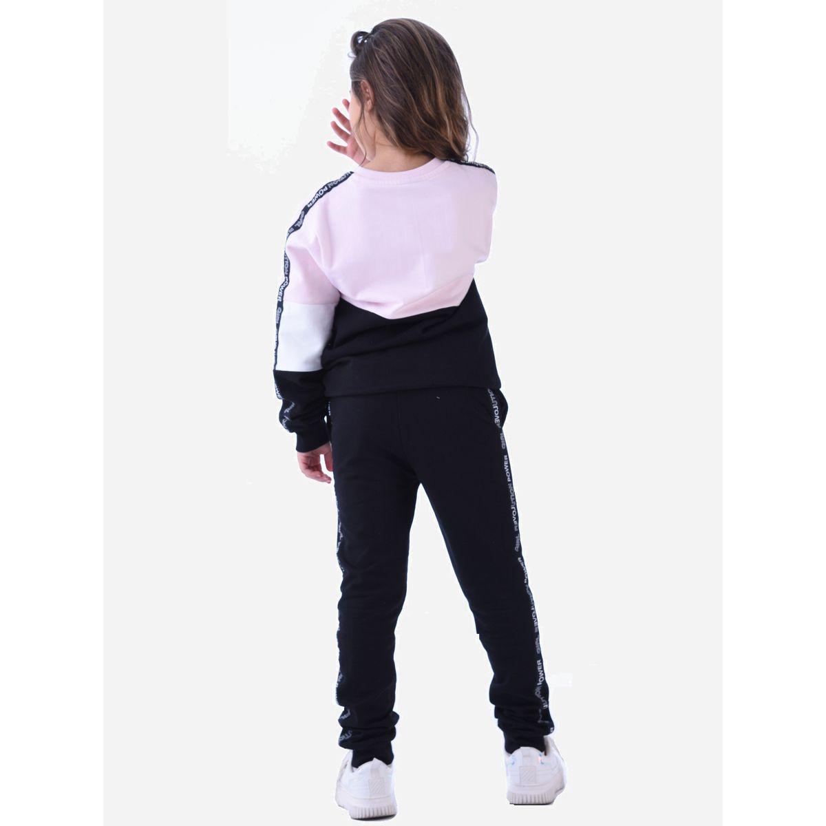Urbasy X Styli  Color Block Printed Sweatshirt & Joggers Set-girls-clothing-setsandcoords-image-5