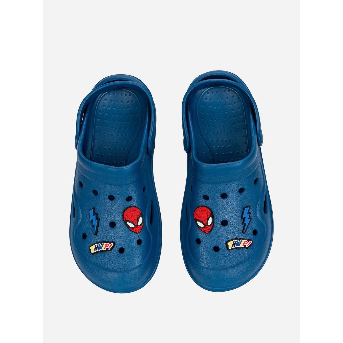 URBAN HAUL X Styli  Spiderman Applique Detail Clogs with Backstrap-boys-shoes-sandals-image-2
