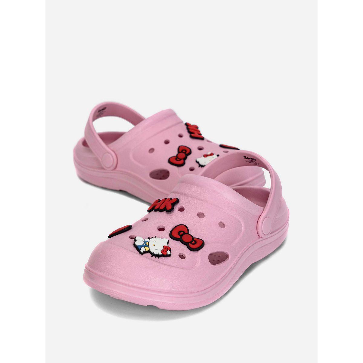 URBAN HAUL X Styli  Hello Kitty Applique Detail Clogs with Backstrap-girls-shoes-sandals-image-1