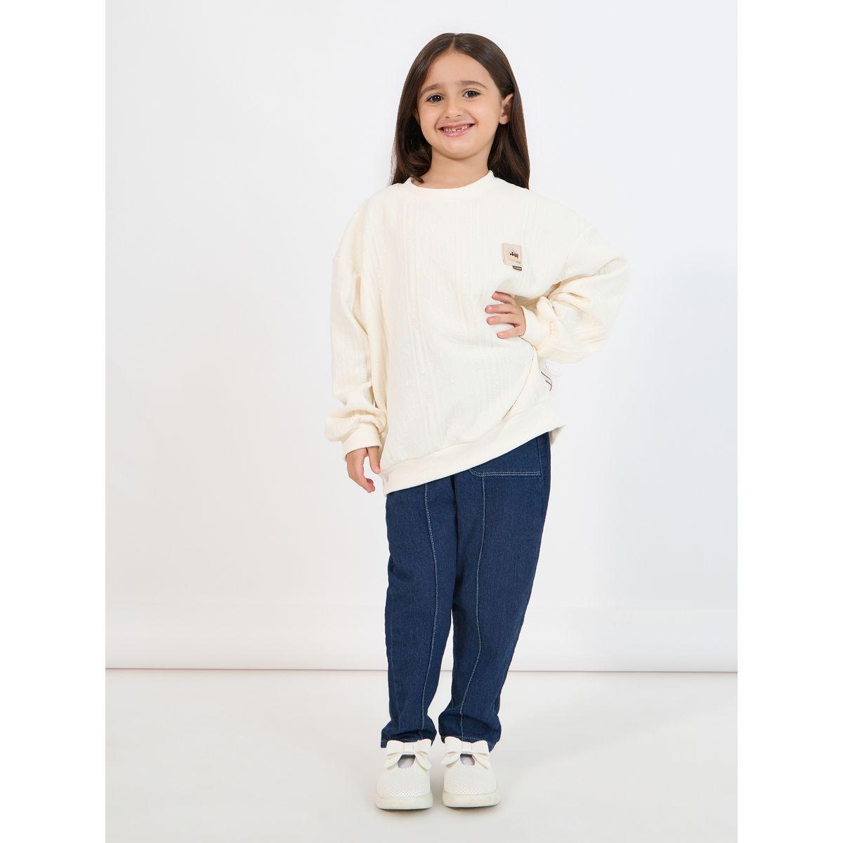 جينز بقصة مستدقة وجيوب بنمط مربع-girls-clothing-bottoms-jeansandjeggings-image-2