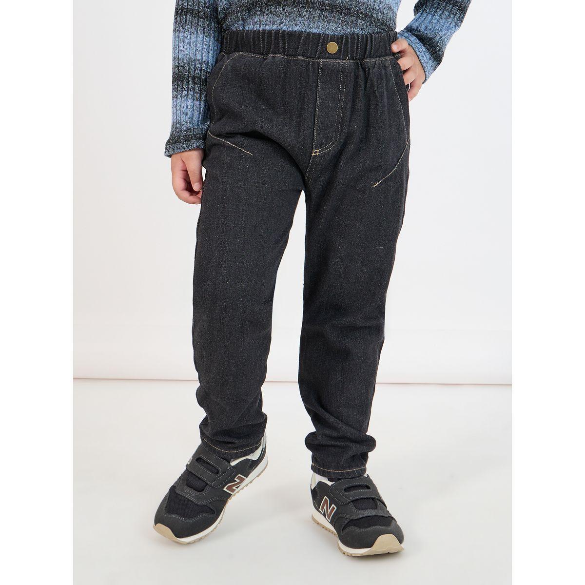 Styli Tapered Jeans with Slant Pocket Design-boys-clothing-bottoms-jeans-image-1