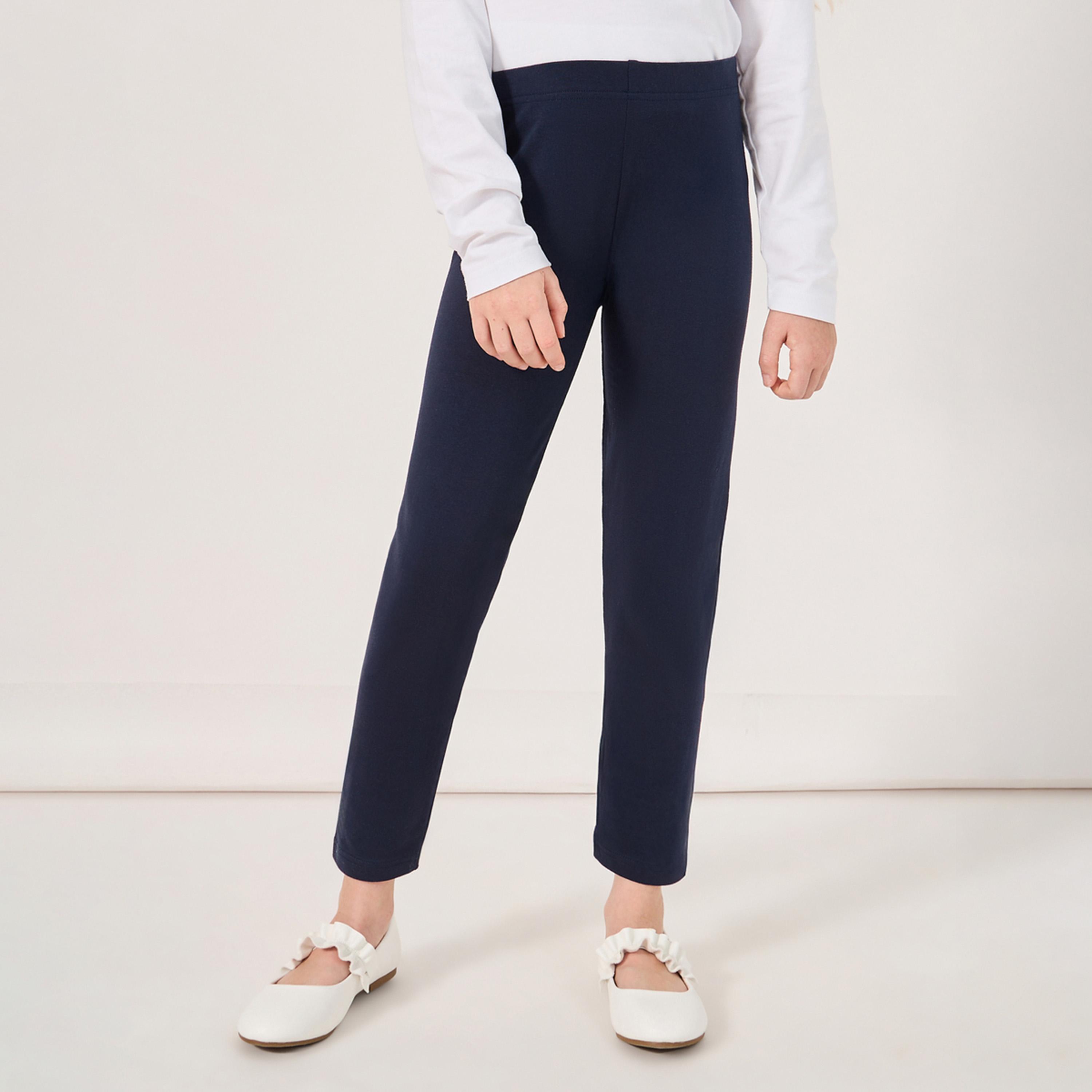 ستايلي - ليقنز سادة مطاطي-girls-clothing-bottoms-leggings-image-1
