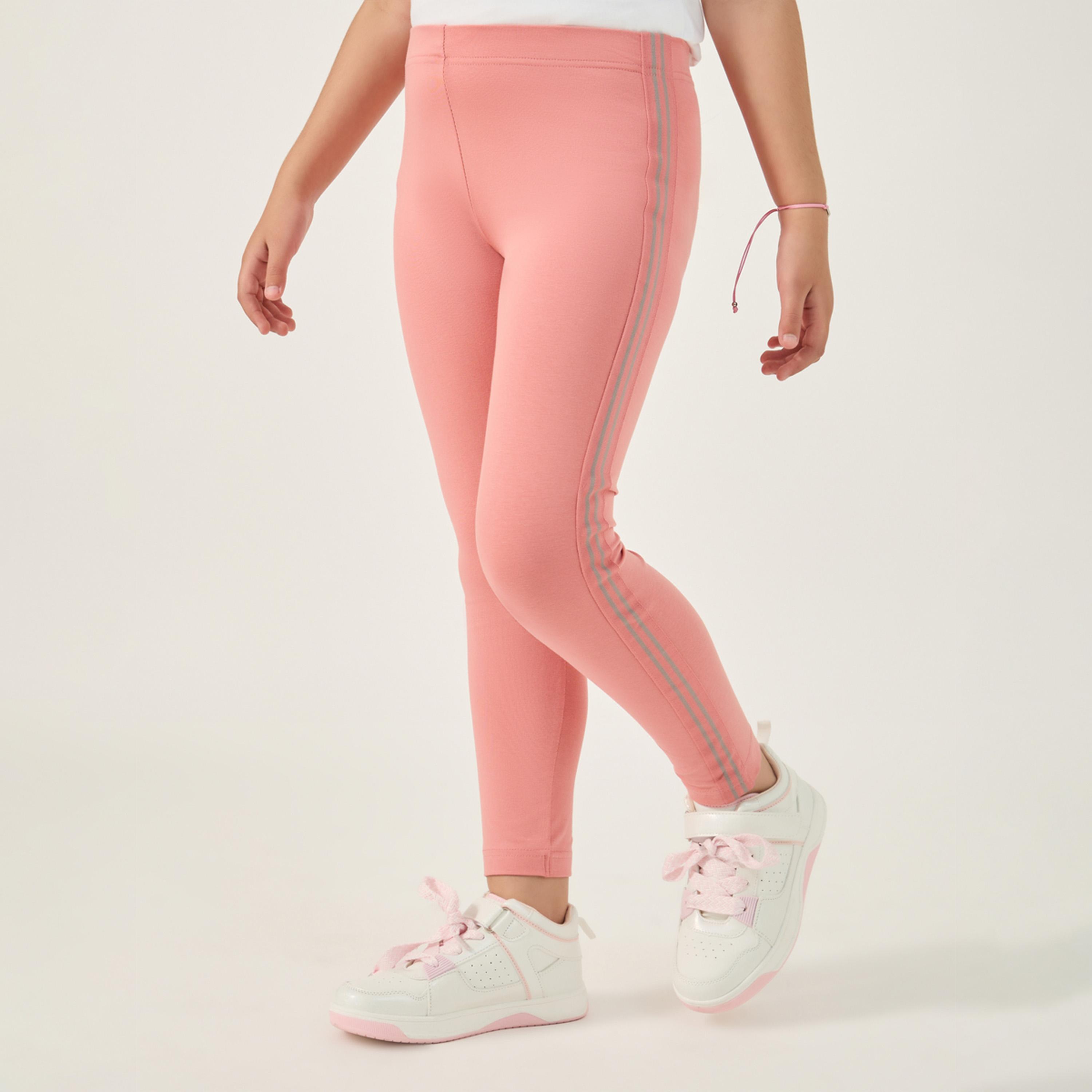 Styli Ankle Length Legging with Side Tape-girls-clothing-bottoms-leggings-image-1