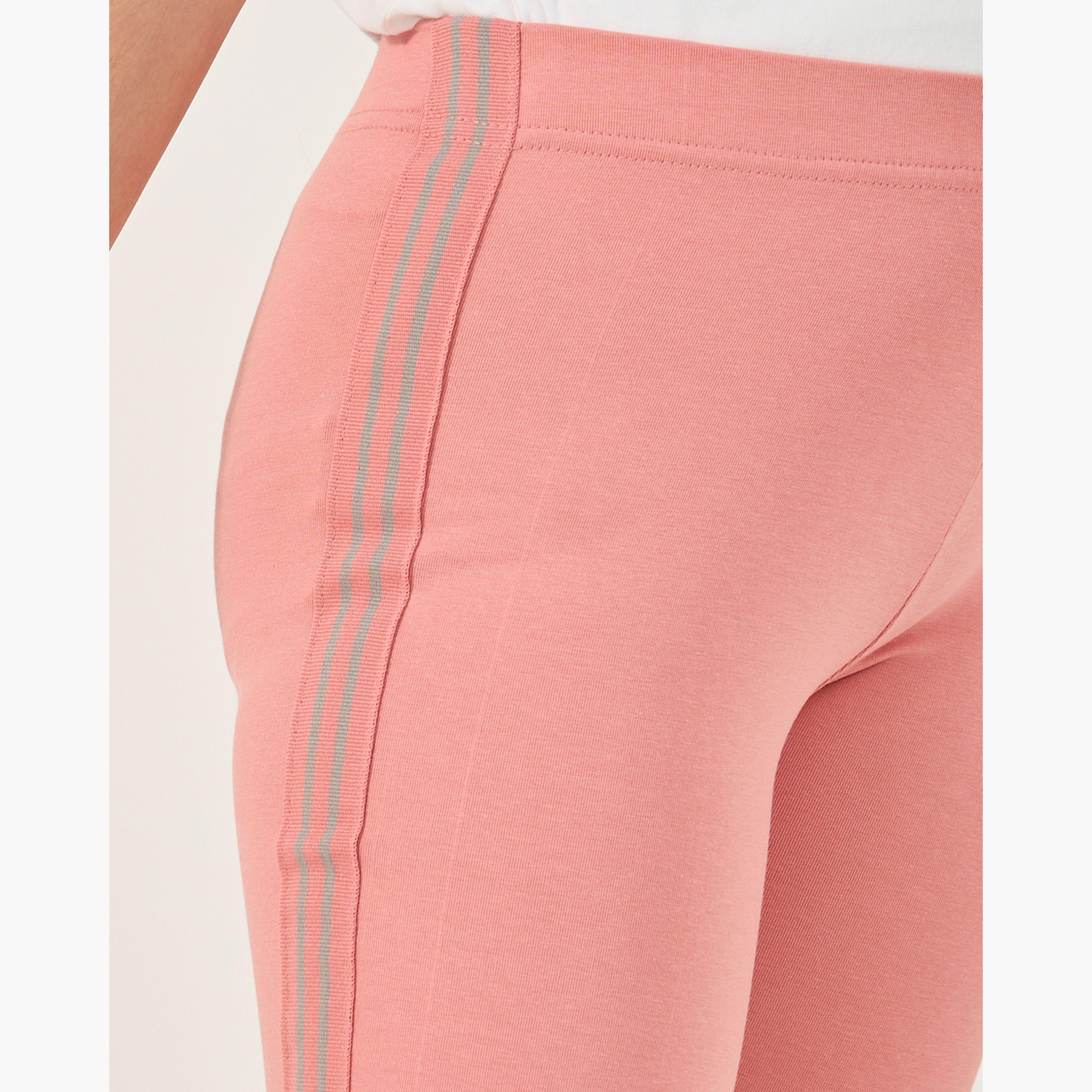 ستايلي - بنطال ضيق بطول الكاحل مع شريط جانبي-girls-clothing-bottoms-leggings-image-4